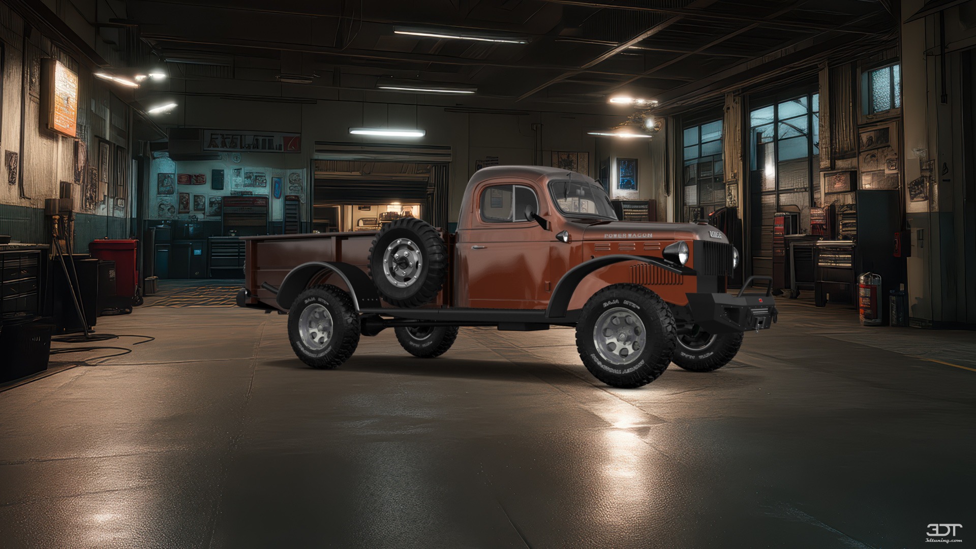 Dodge Power Wagon 2 Door pickup truck 1947 tuning