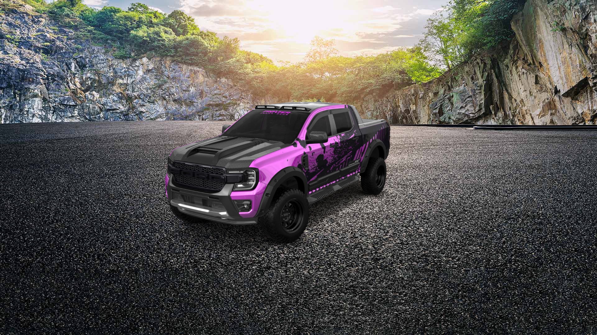 Ford Ranger 4 Door pickup truck 2022 tuning