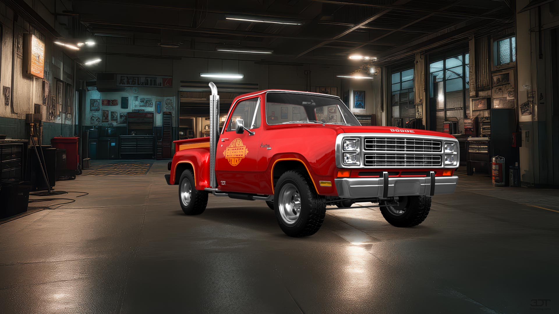 Dodge Lil Red Express 2 Door pickup truck 1979 tuning