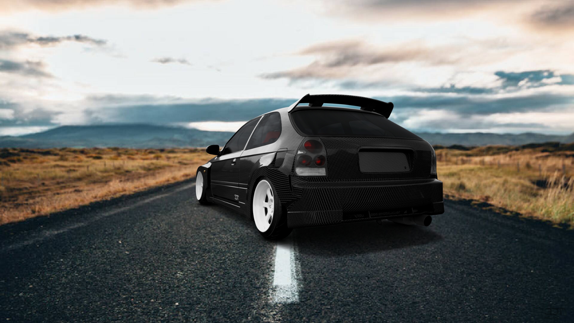 Honda Civic 3 Door Hatchback 1997 Images