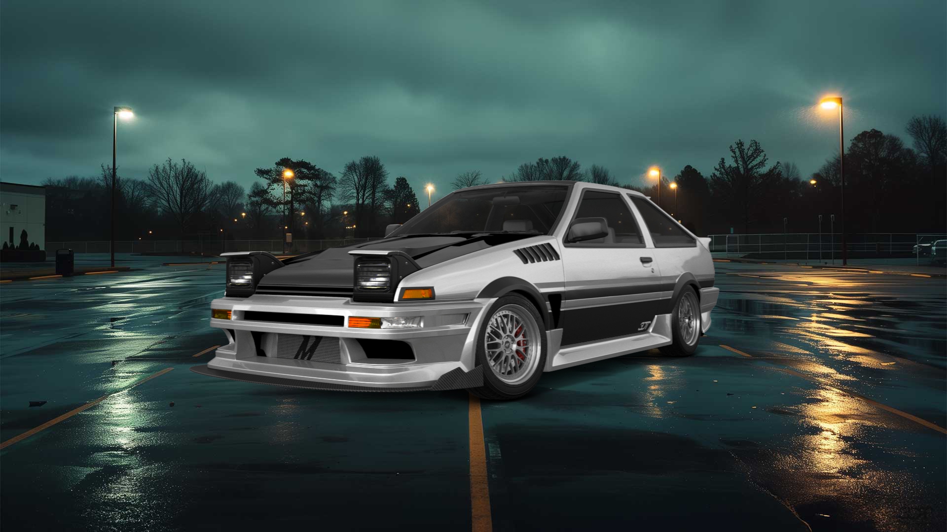 Toyota AE86 3 Door Hatchback 1985 tuning