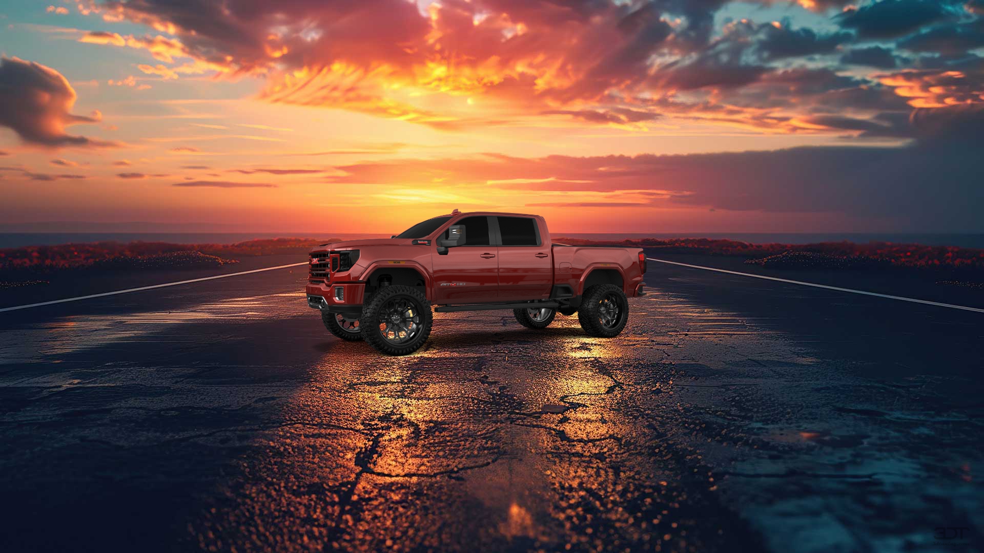 GMC Sierra 2500 HD 4 Door pickup truck 2020 tuning