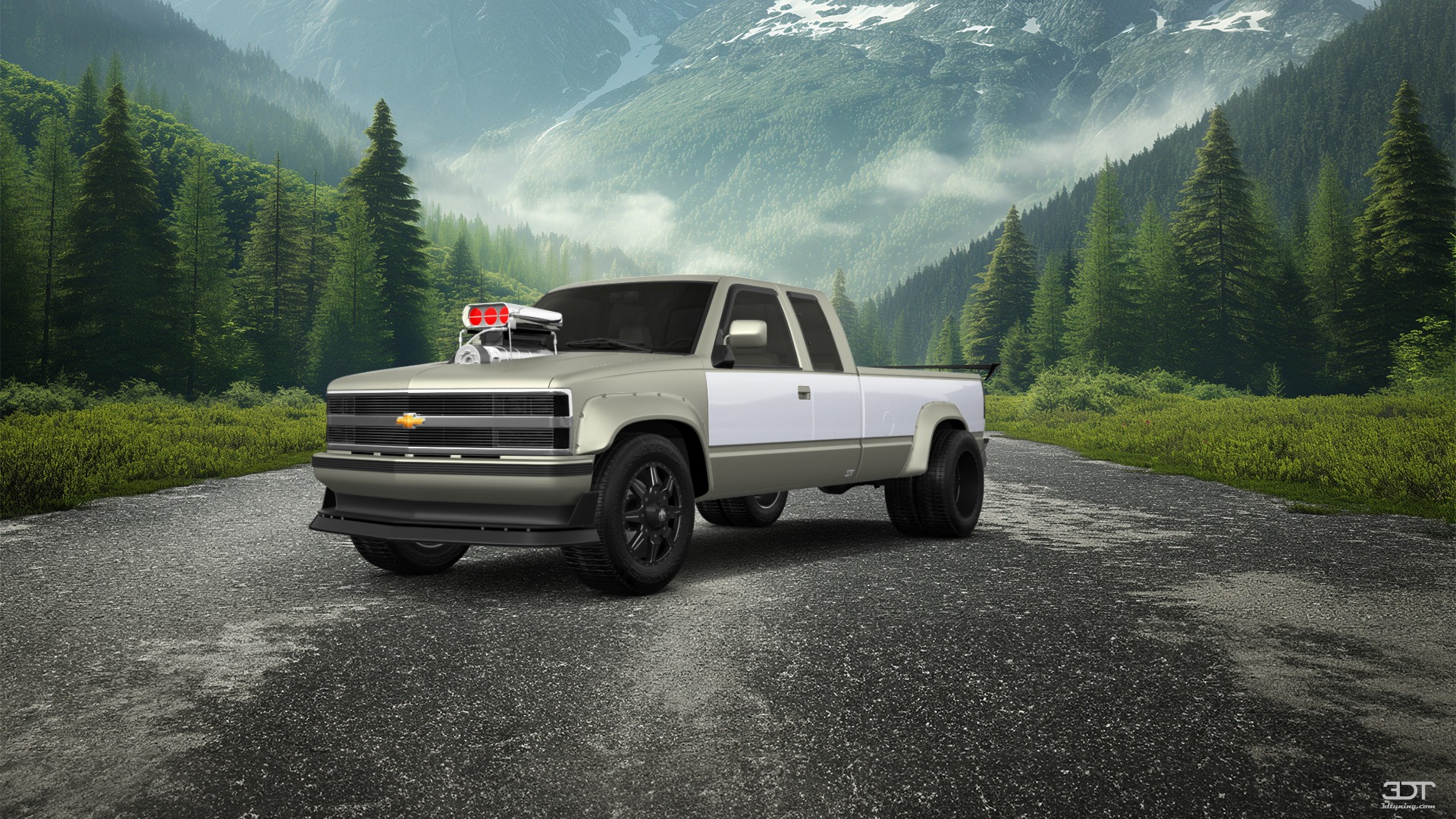Chevrolet K3500 Extended Cab Pickup Truck 1988