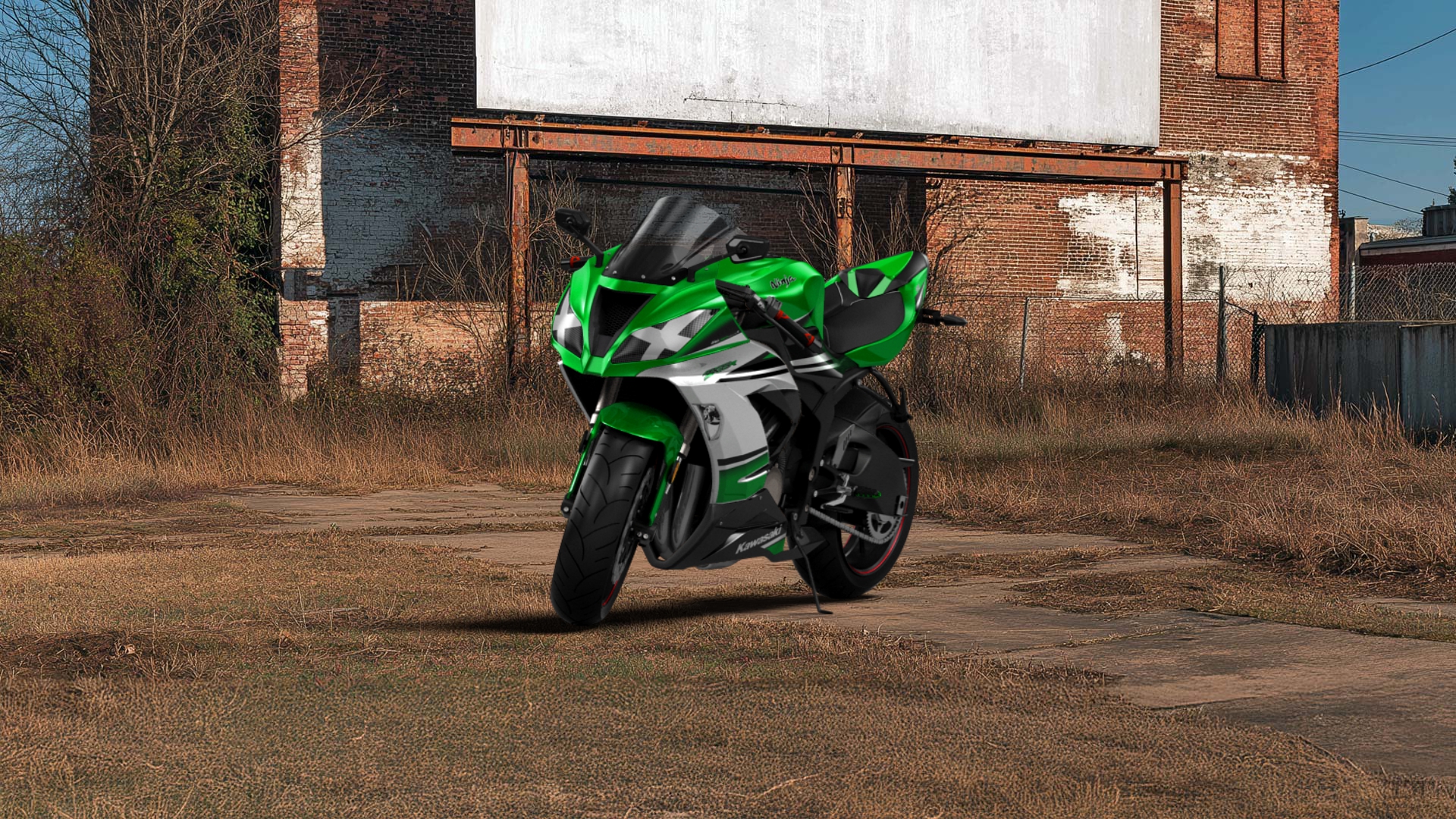 Kawasaki Ninja ZX 6R Sport Bike 2015 tuning