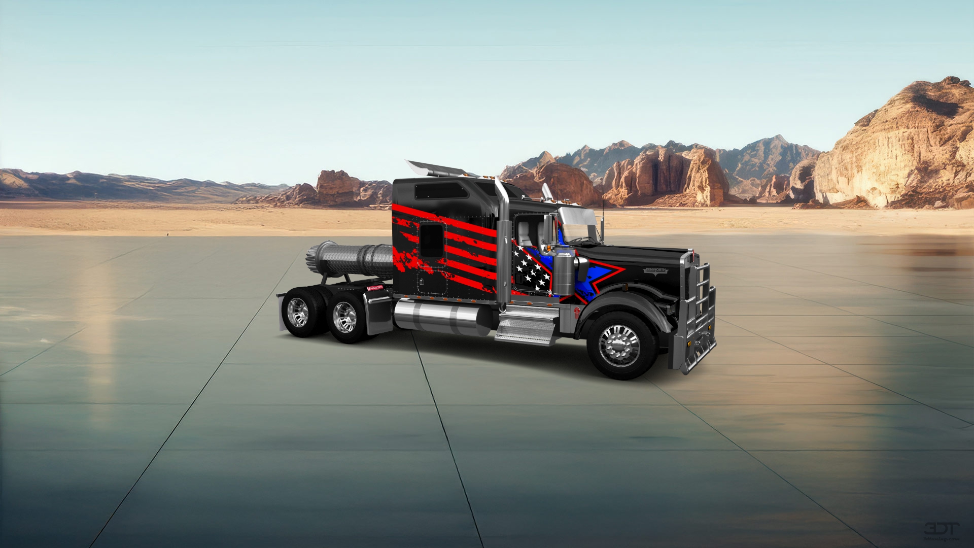 Kenworth W900 Sleeper Cab Truck 2015 tuning