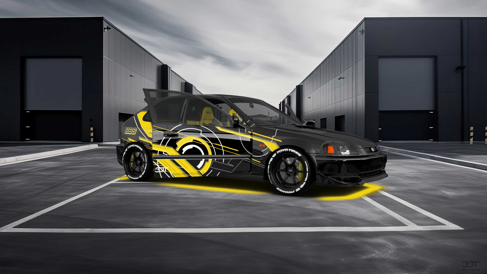 Honda Civic 3 Door Hatchback 1997 tuning