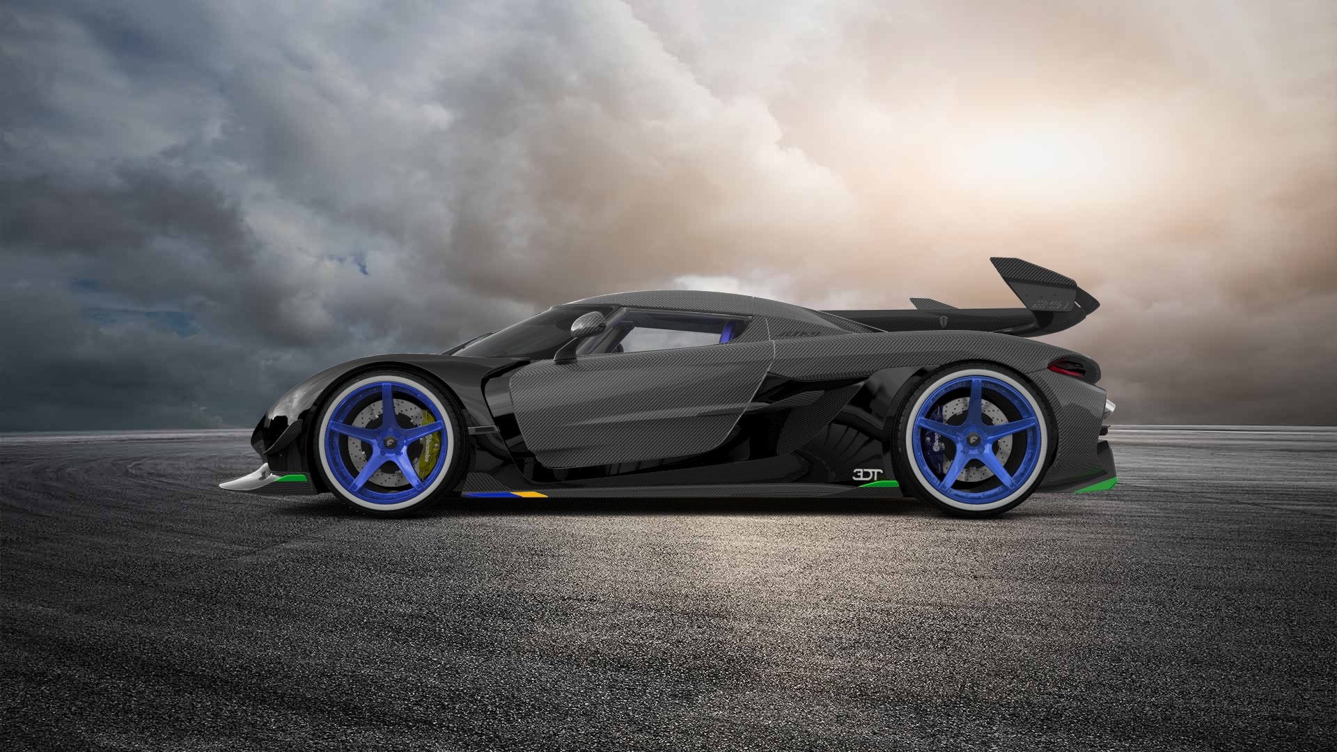 Koenigsegg Jesko 2 door targa top 2020