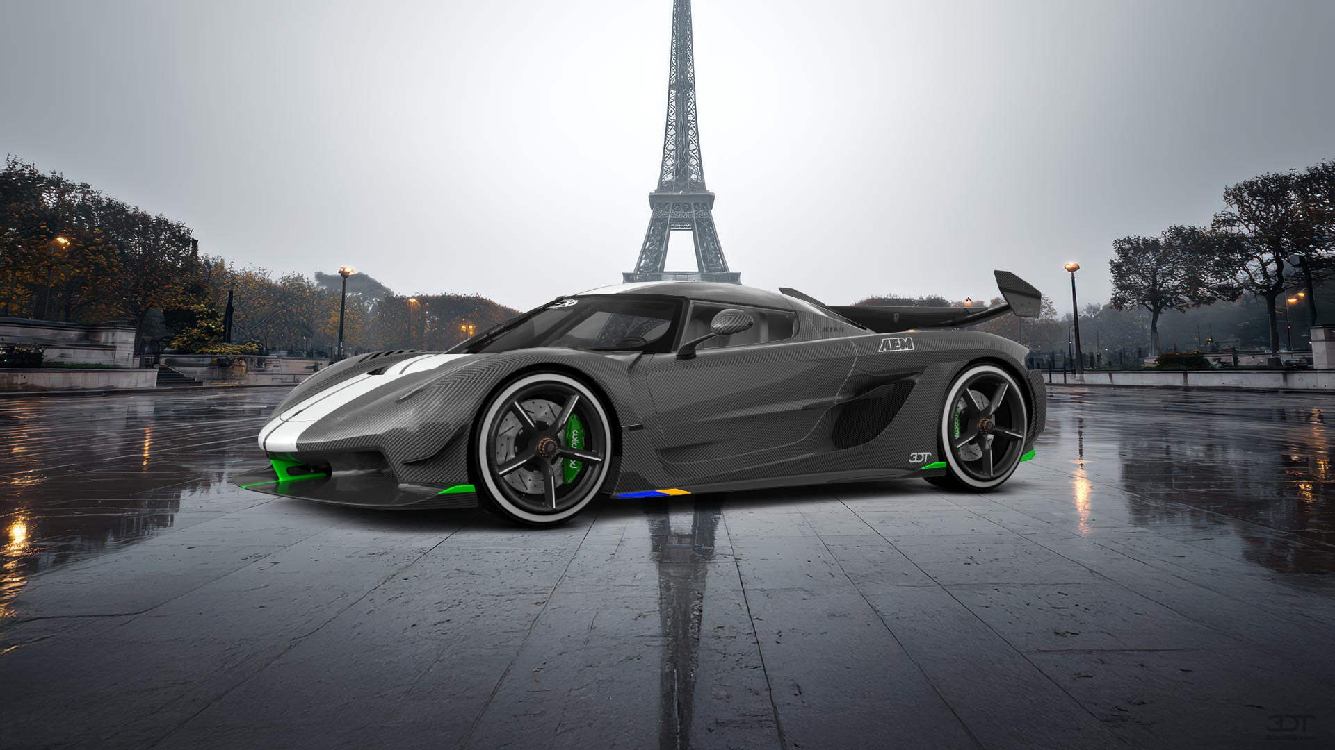 Koenigsegg Jesko 2 door targa top 2020 tuning