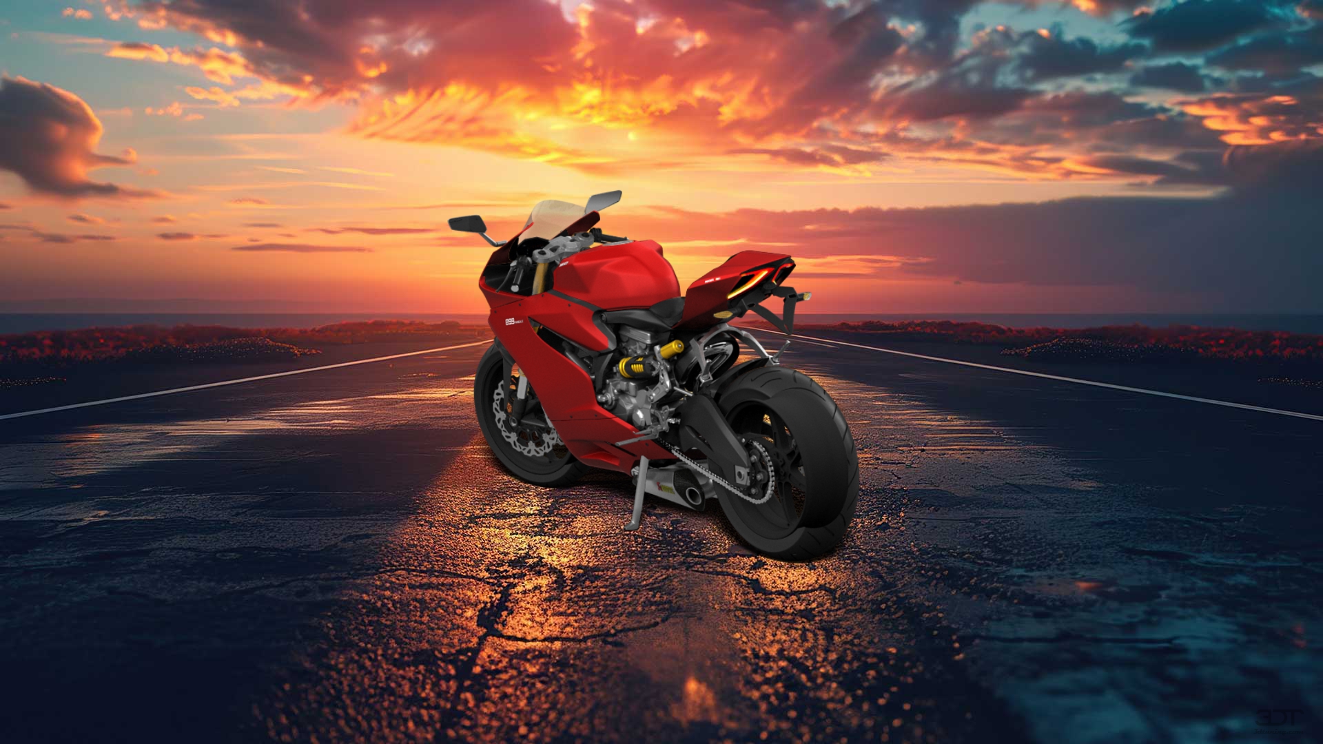 Ducati 899 Panigale Sport Bike 2015