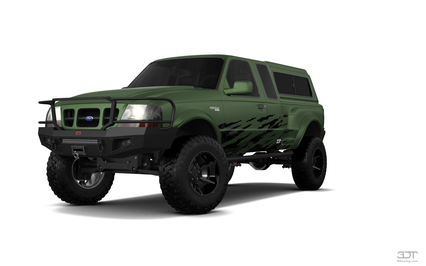 Tuning Ford Ranger Flareside 2 Door pickup truck 1998