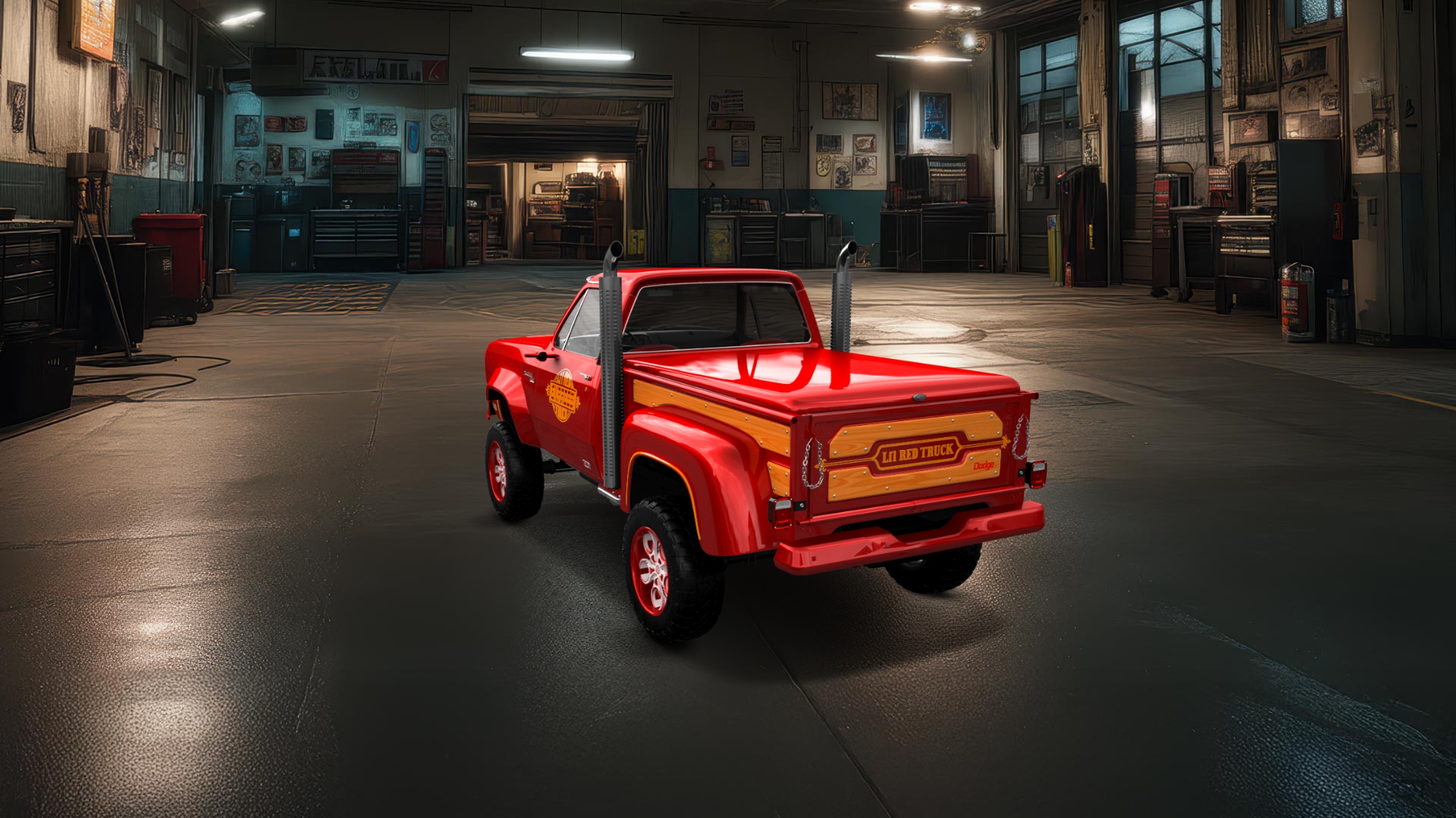 Dodge Lil Red Express 2 Door pickup truck 1978 Images