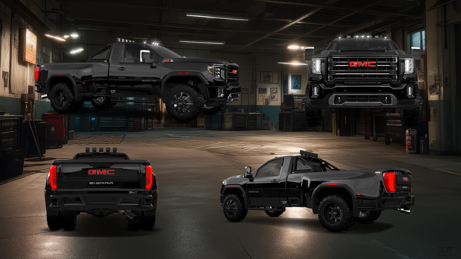 GMC Sierra 3500 HD 2 Door pickup truck 2020 tuning