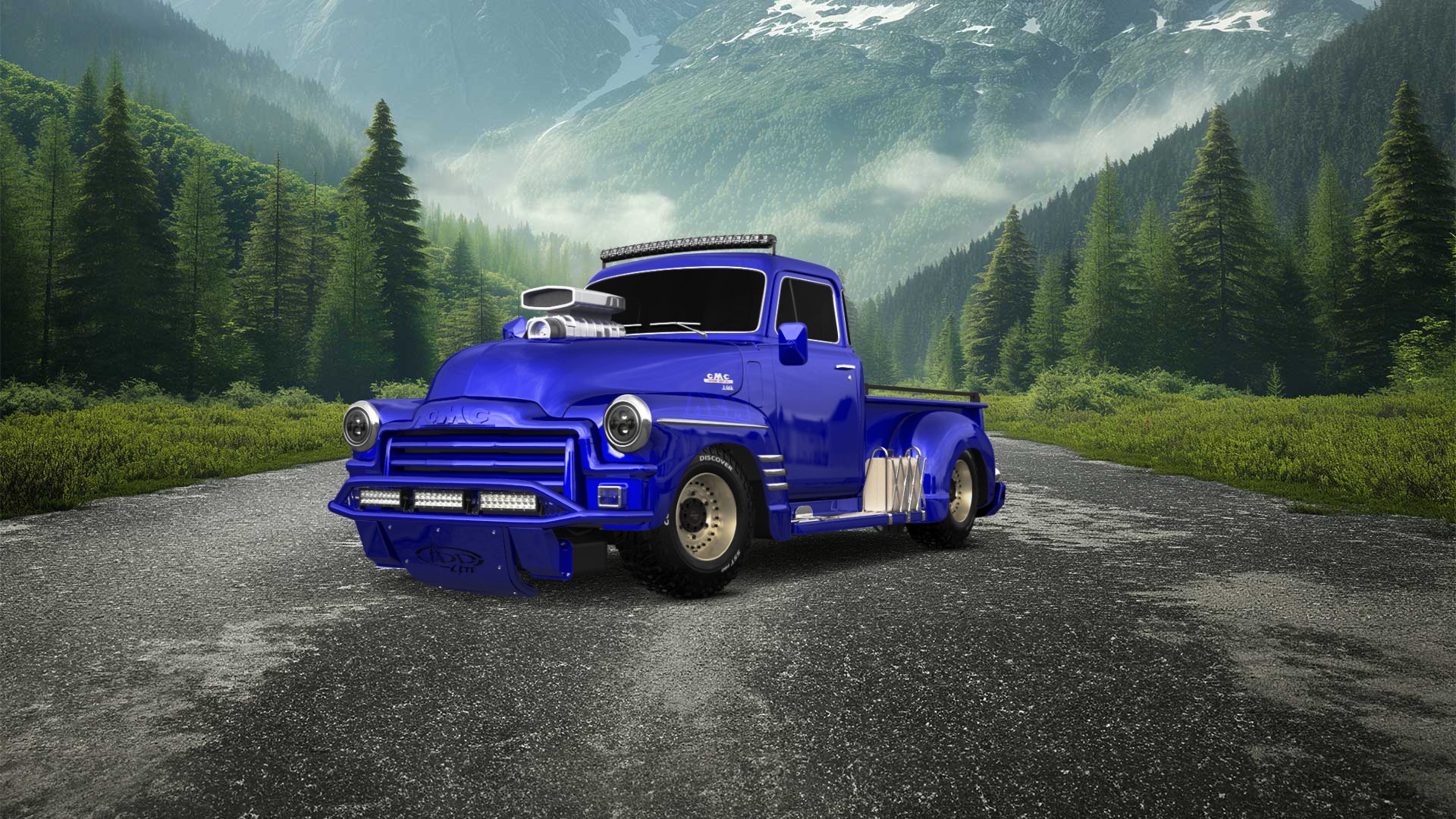 GMC 100 Stepside 2 Door pickup truck 1954