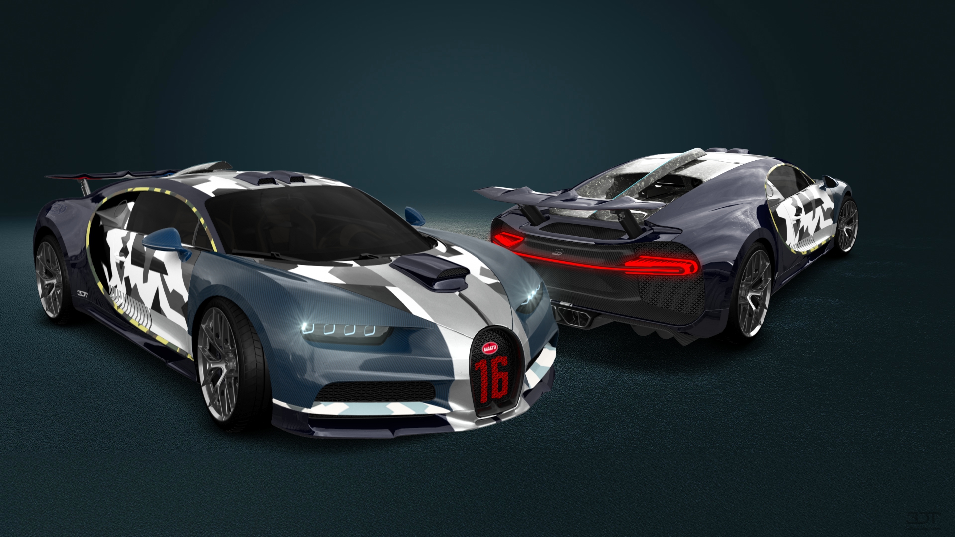 Bugatti Chiron 2 Door Coupe 2016 tuning