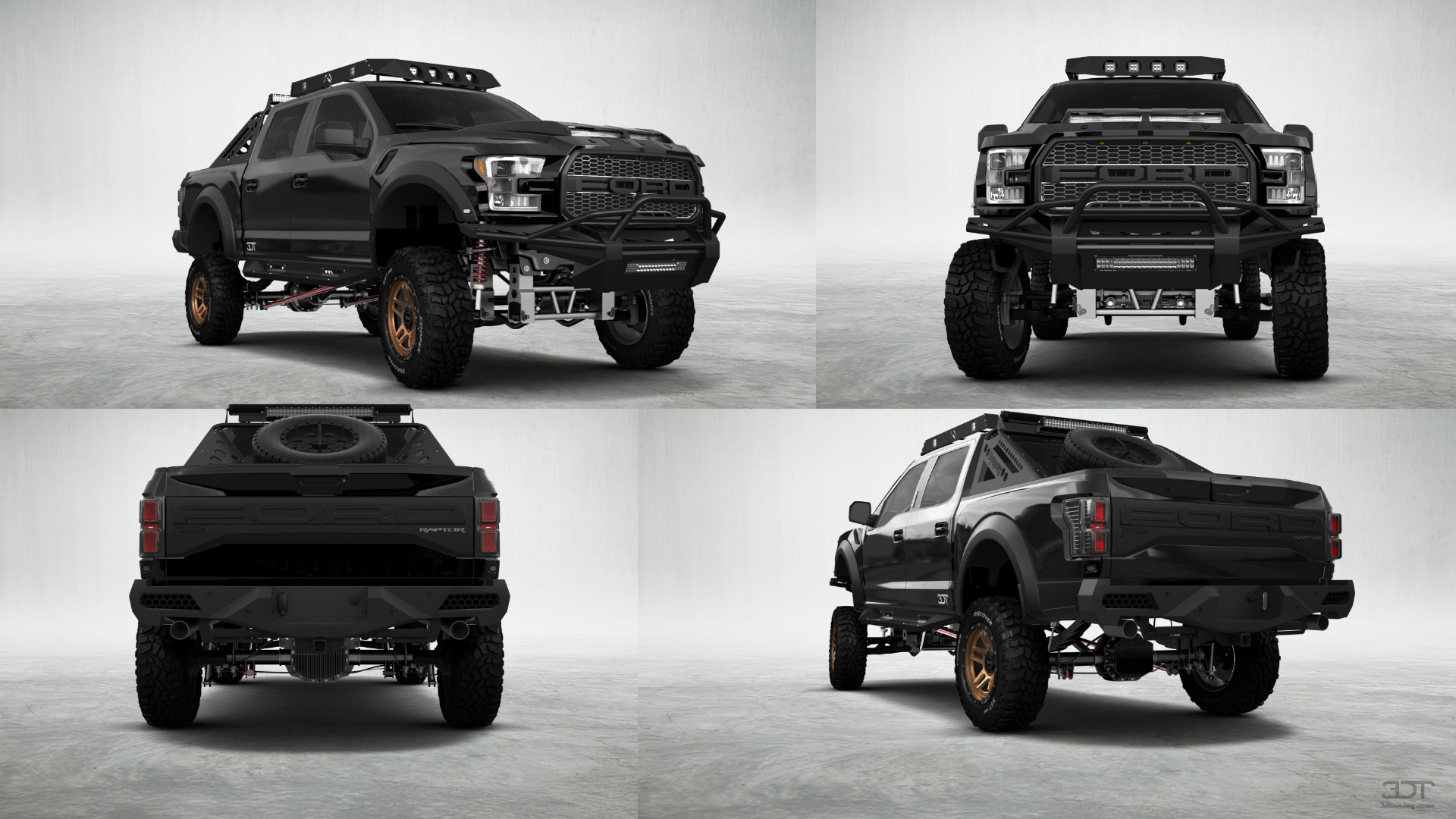 Ford F-150 Raptor 4 Door pickup truck 2017 tuning