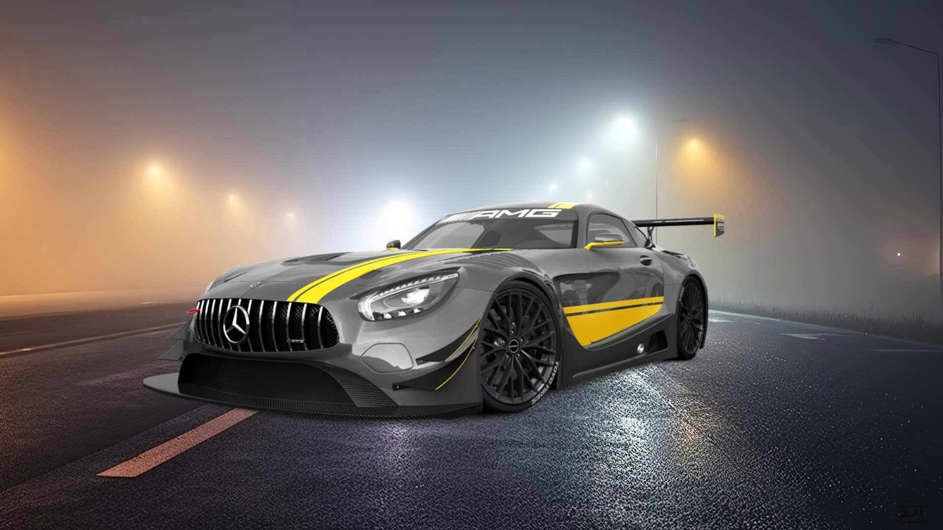Mercedes AMG GT 2 door fastback coupe 2016 tuning