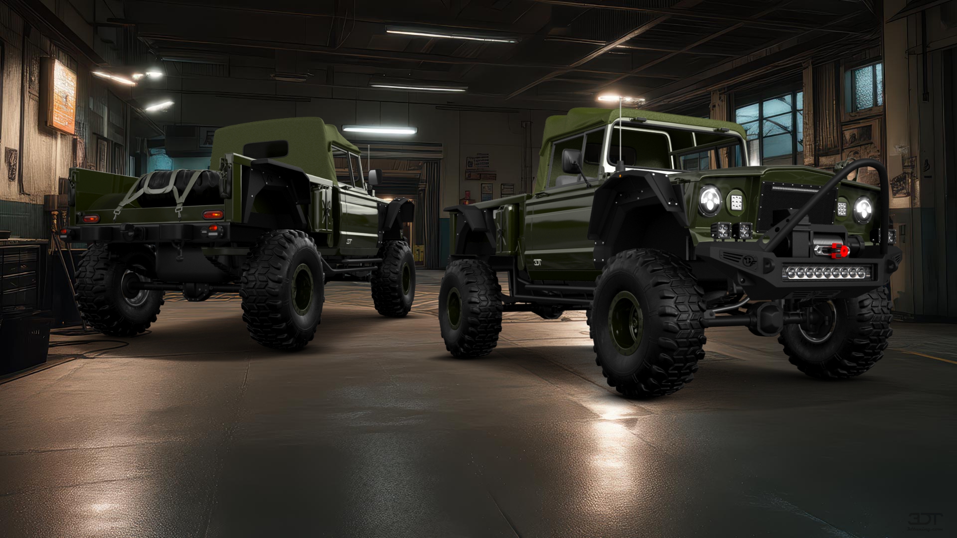Jeep Kaiser M715 2 Door pickup truck 1968 tuning