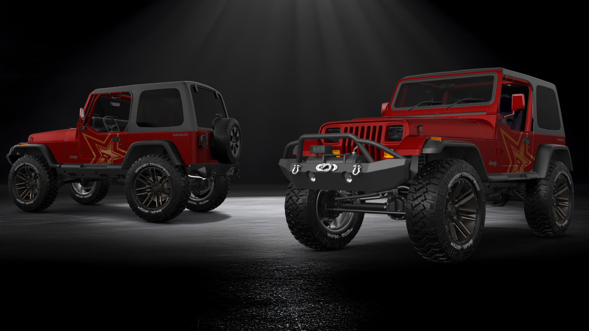 Jeep Wrangler YJ 2 Door SUV 1990
