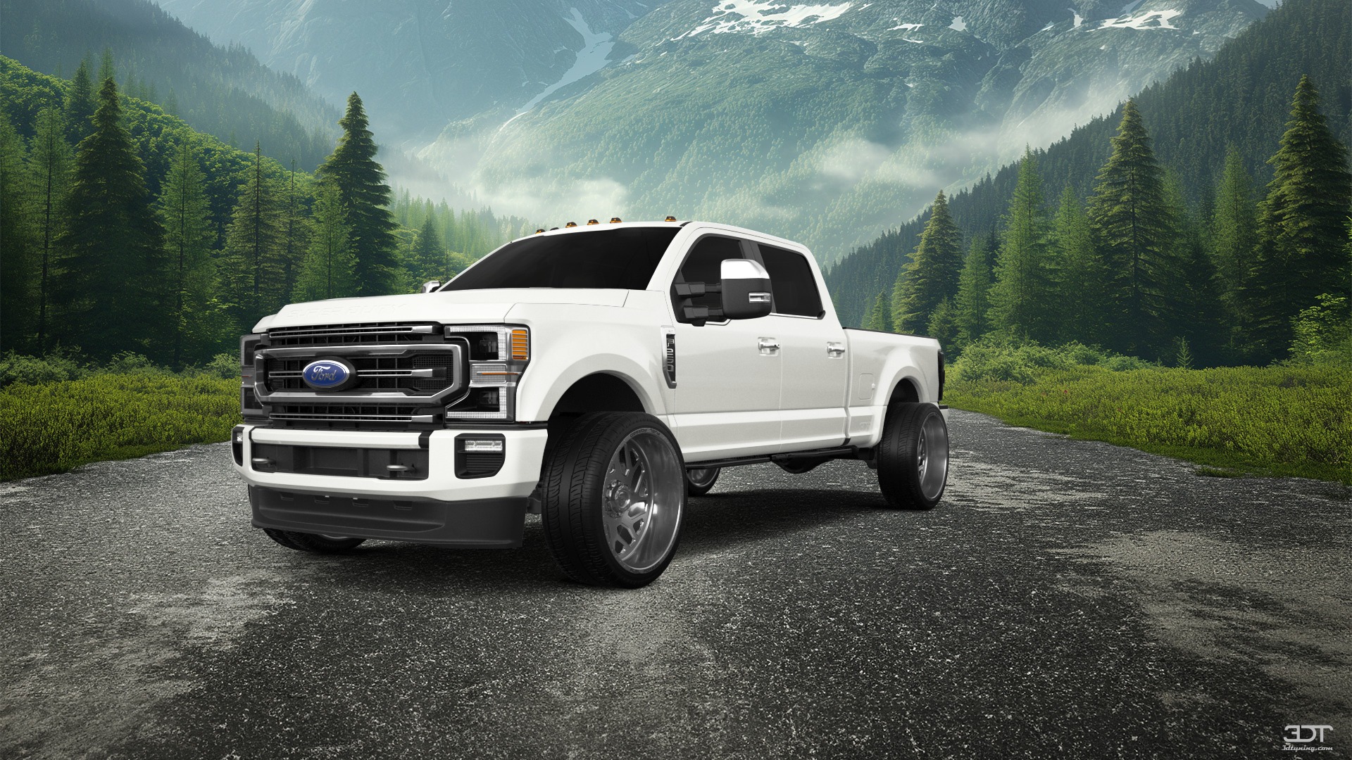 Ford F-250 4 Door pickup truck 2021 tuning