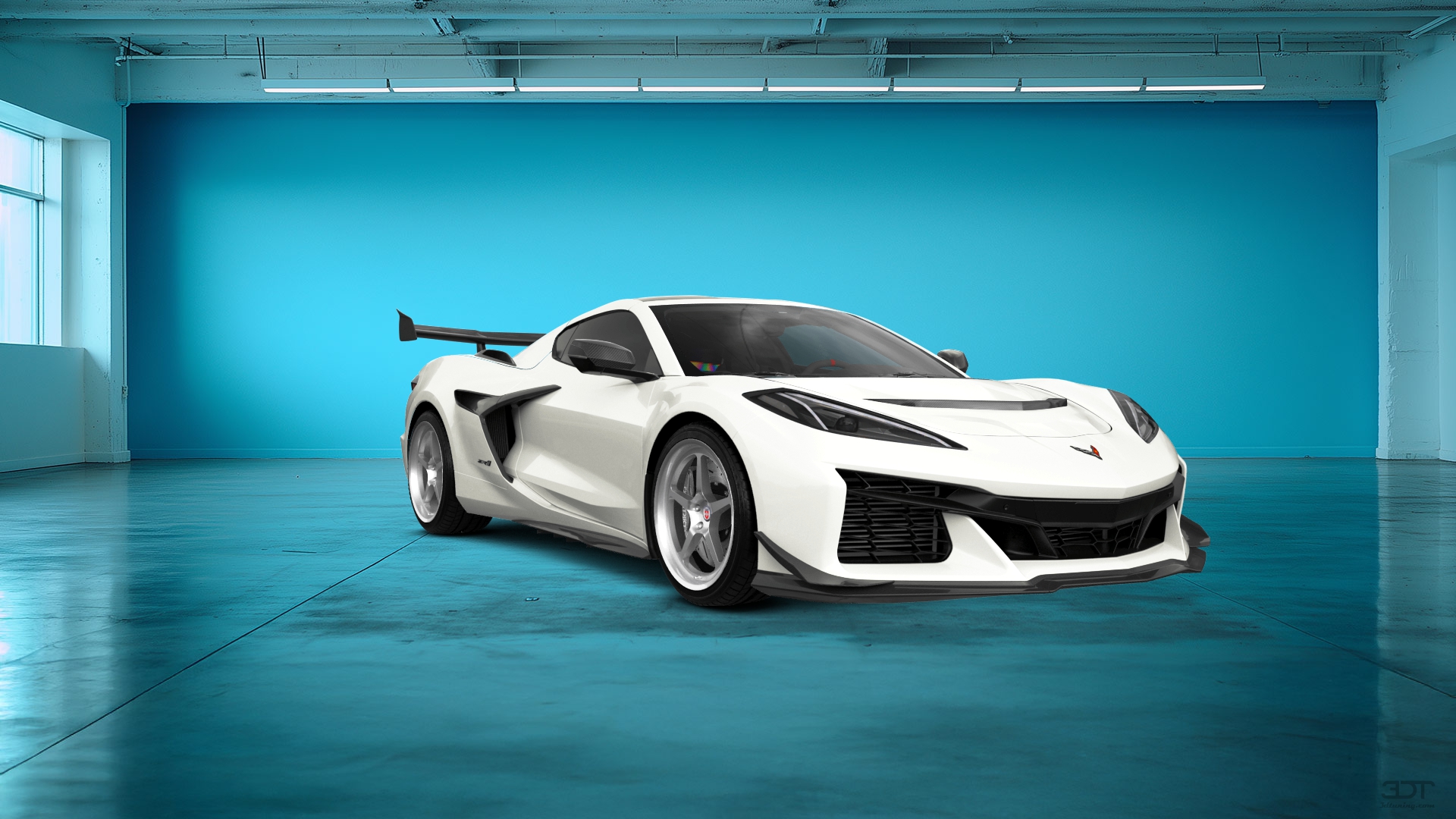 ZR1 CORVETTE ALL WHITE