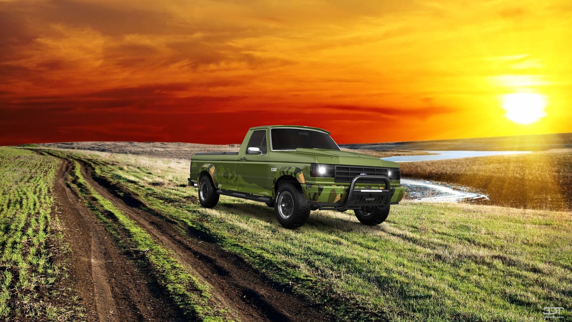 Ford F-150 2 Door pickup truck 1987