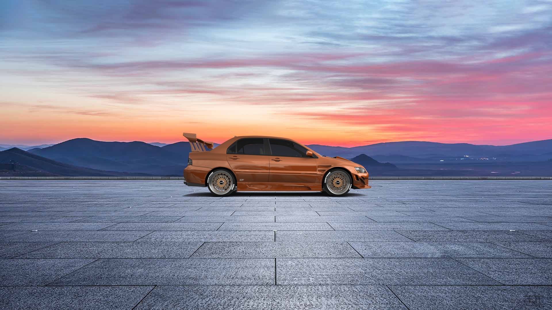 Mitsubishi Lancer Evo IX 4 Door Saloon 2005 tuning