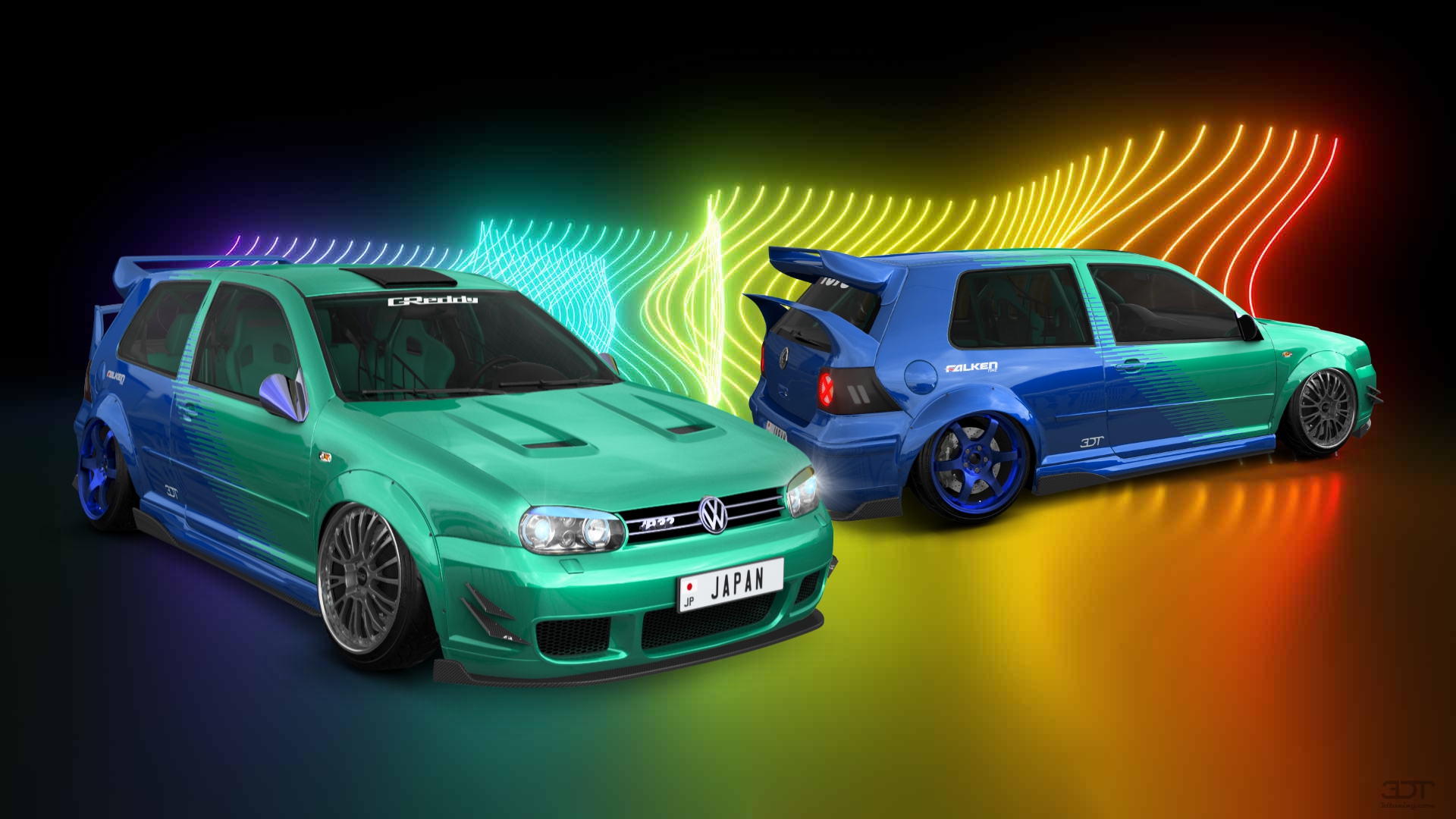 Volkswagen Golf 4 (mk4) 3 Door Hatchback 1997 tuning