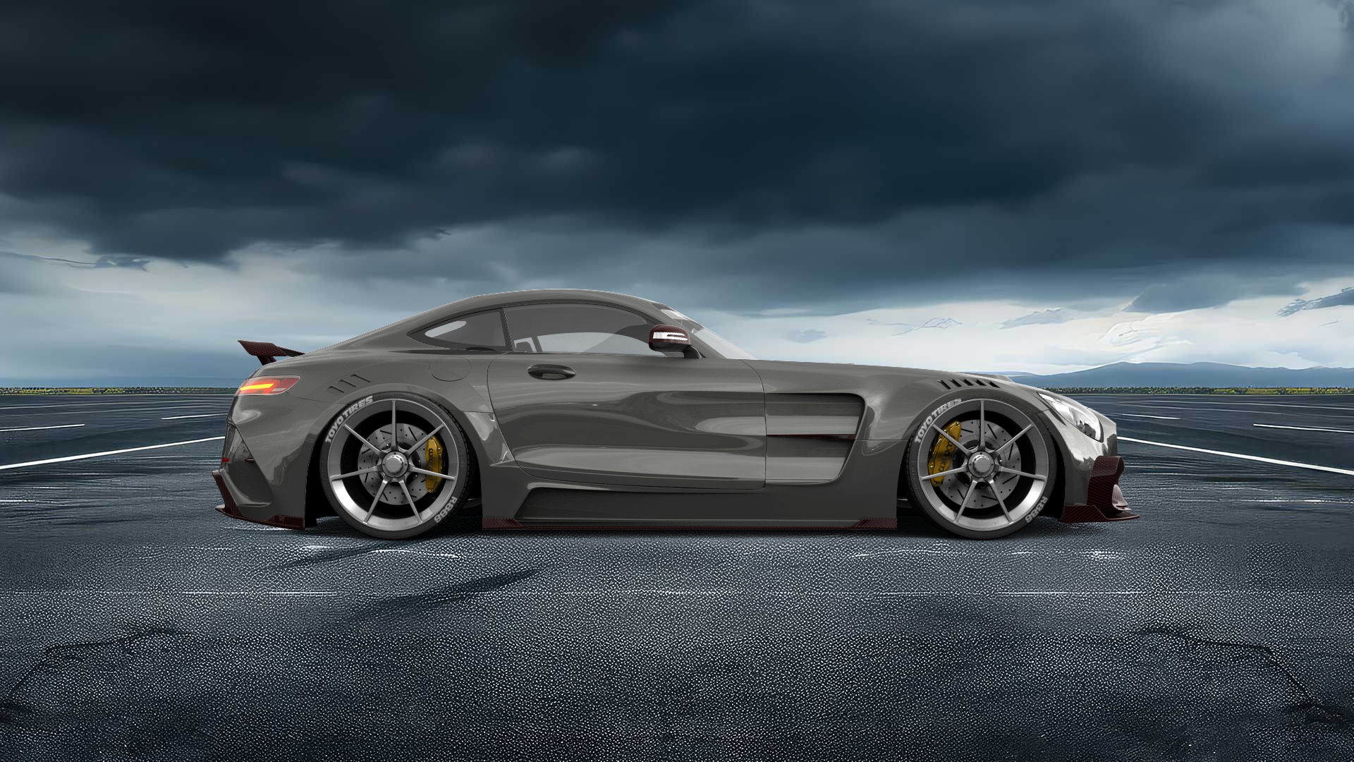 Mercedes AMG GT 2 door fastback coupe 2016