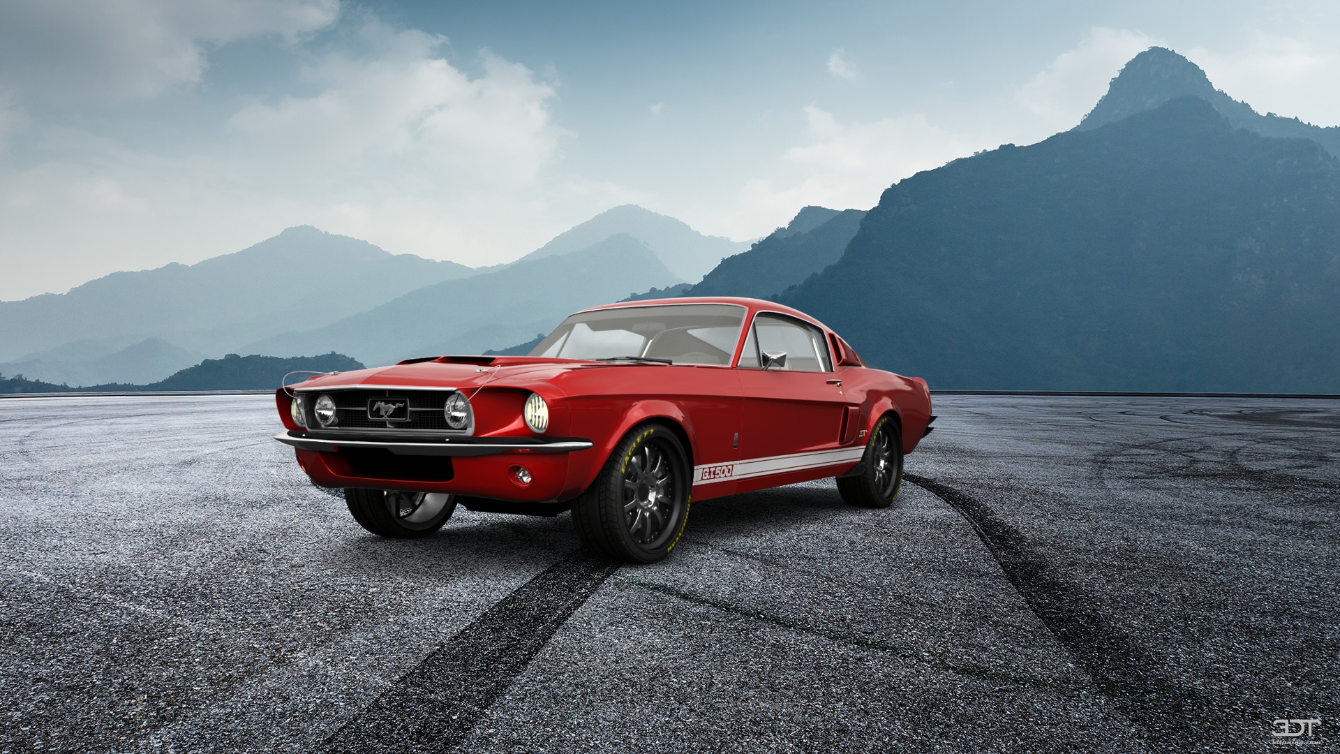 Mustang GT500 2 Door Coupe 1968 tuning
