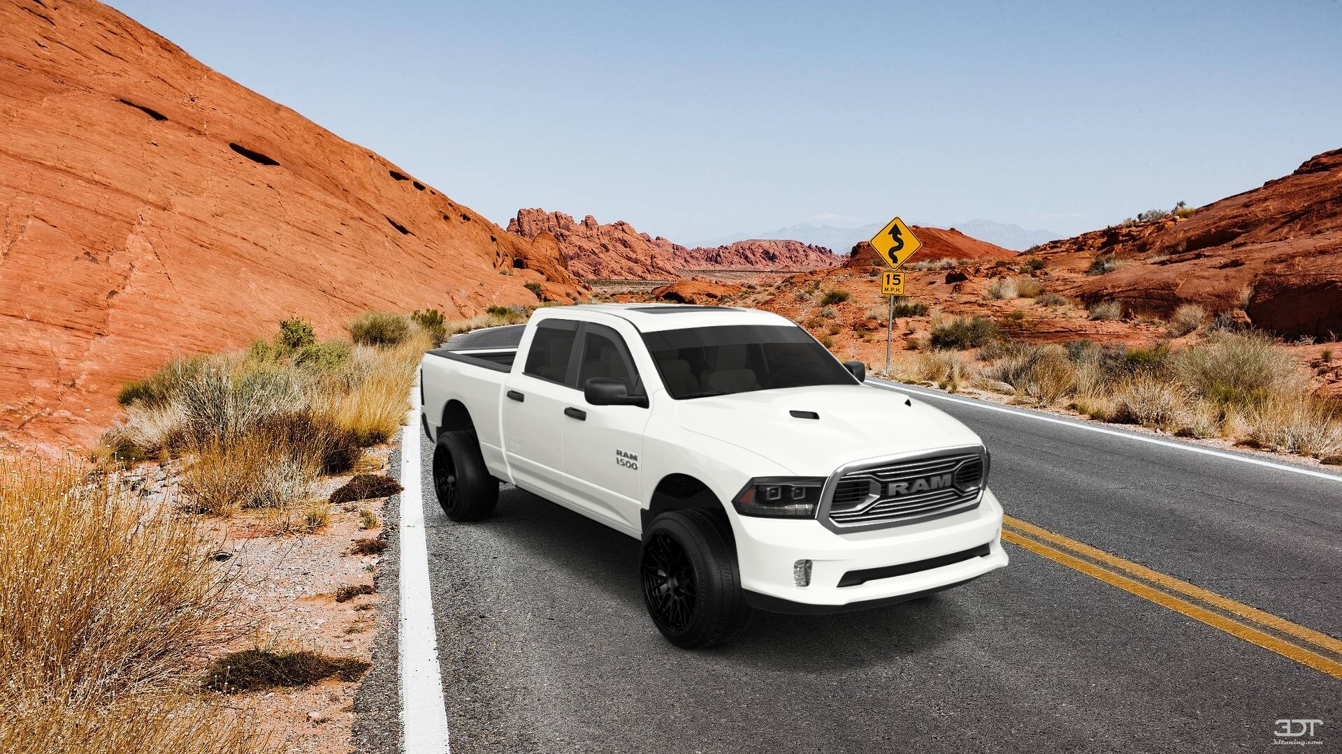 Dodge Ram 1500 6.4 ft box 4 Door pickup truck 2013 tuning