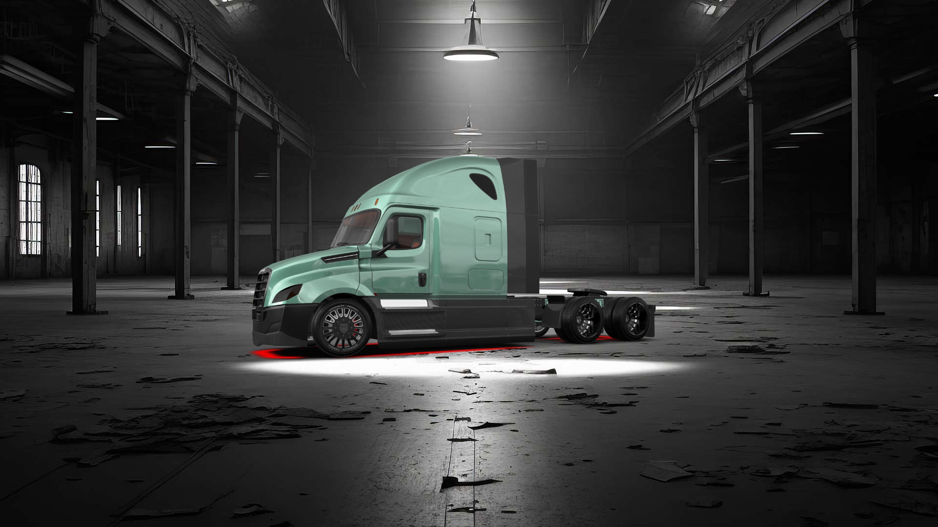 Freightliner Cascadia Sleeper Cab Truck 2018 tuning