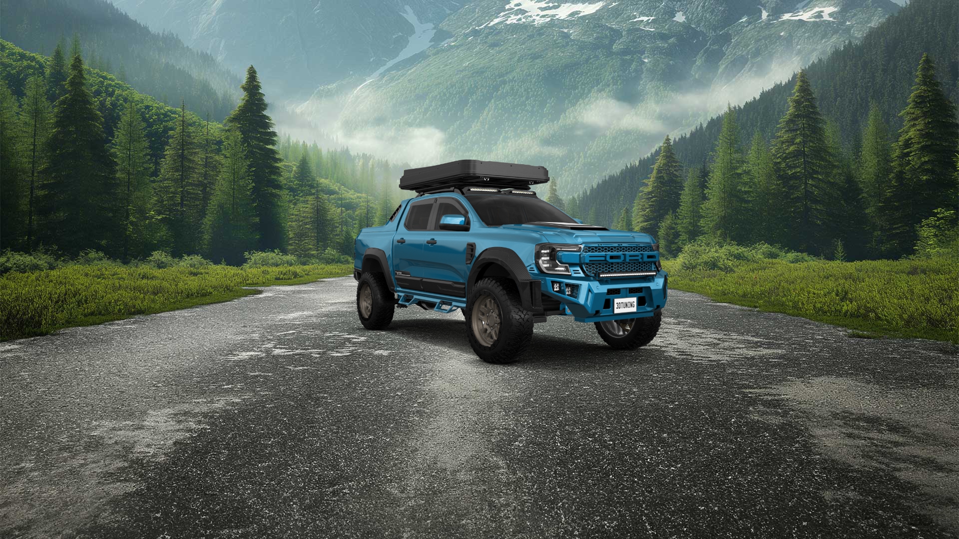 Ford Ranger 4 Door pickup truck 2022 tuning