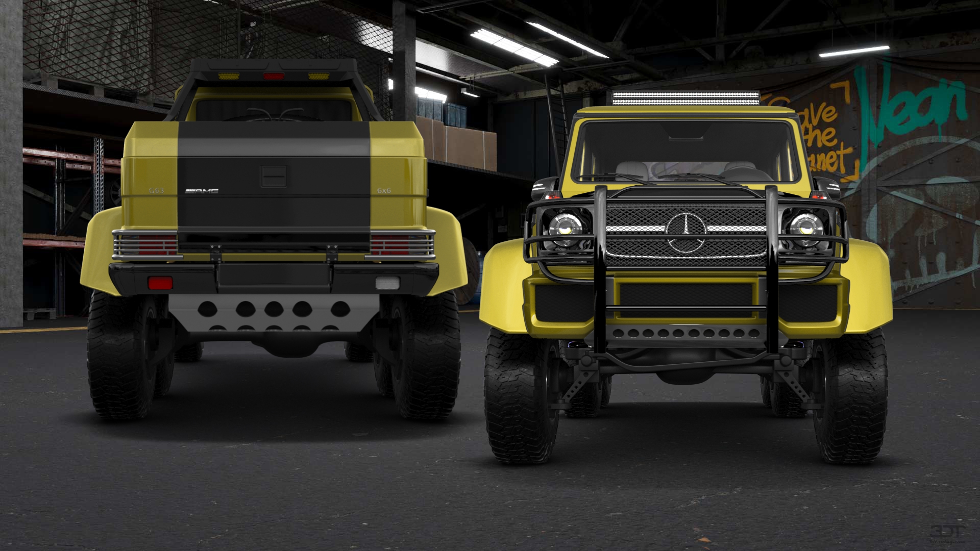 Mercedes G 63 AMG 6x6 4 Door pickup truck 2013