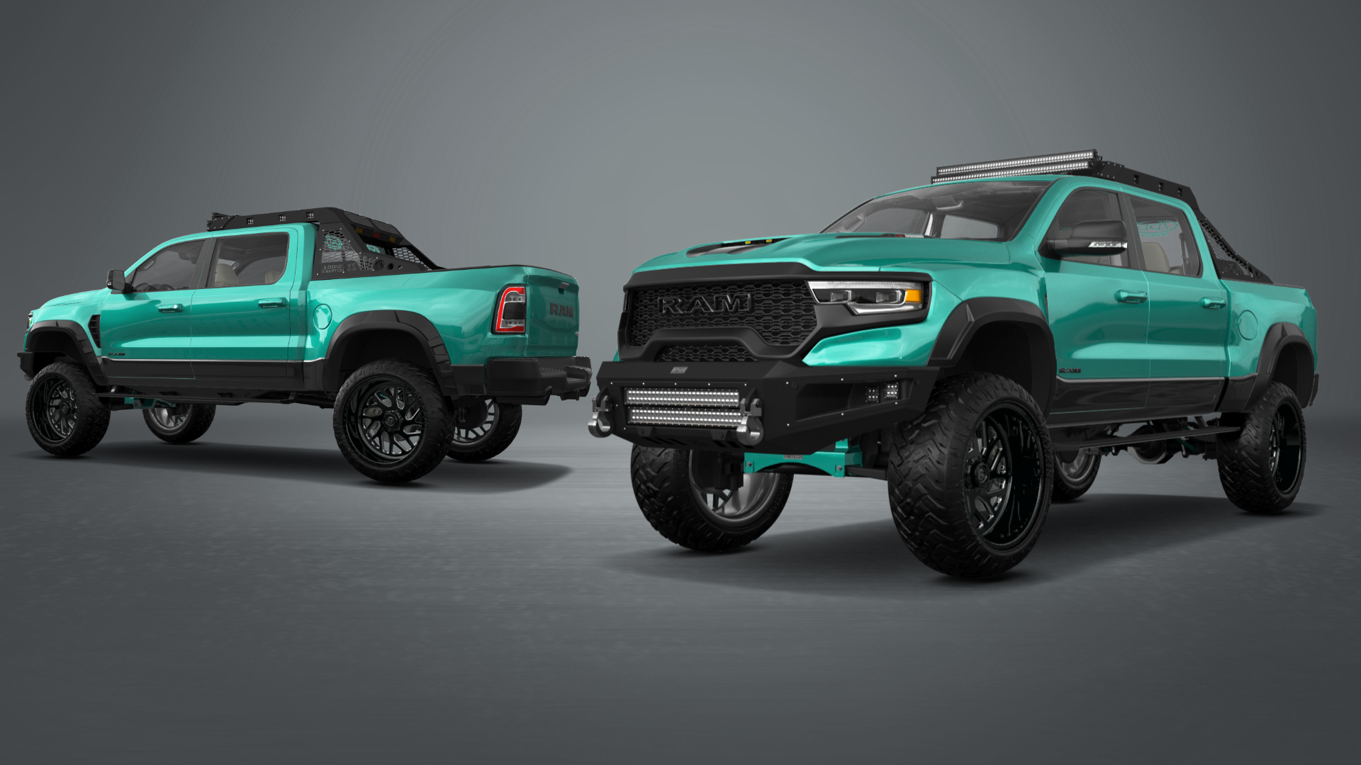 Dodge Ram 1500 TRX 4 Door pickup truck 2021 tuning