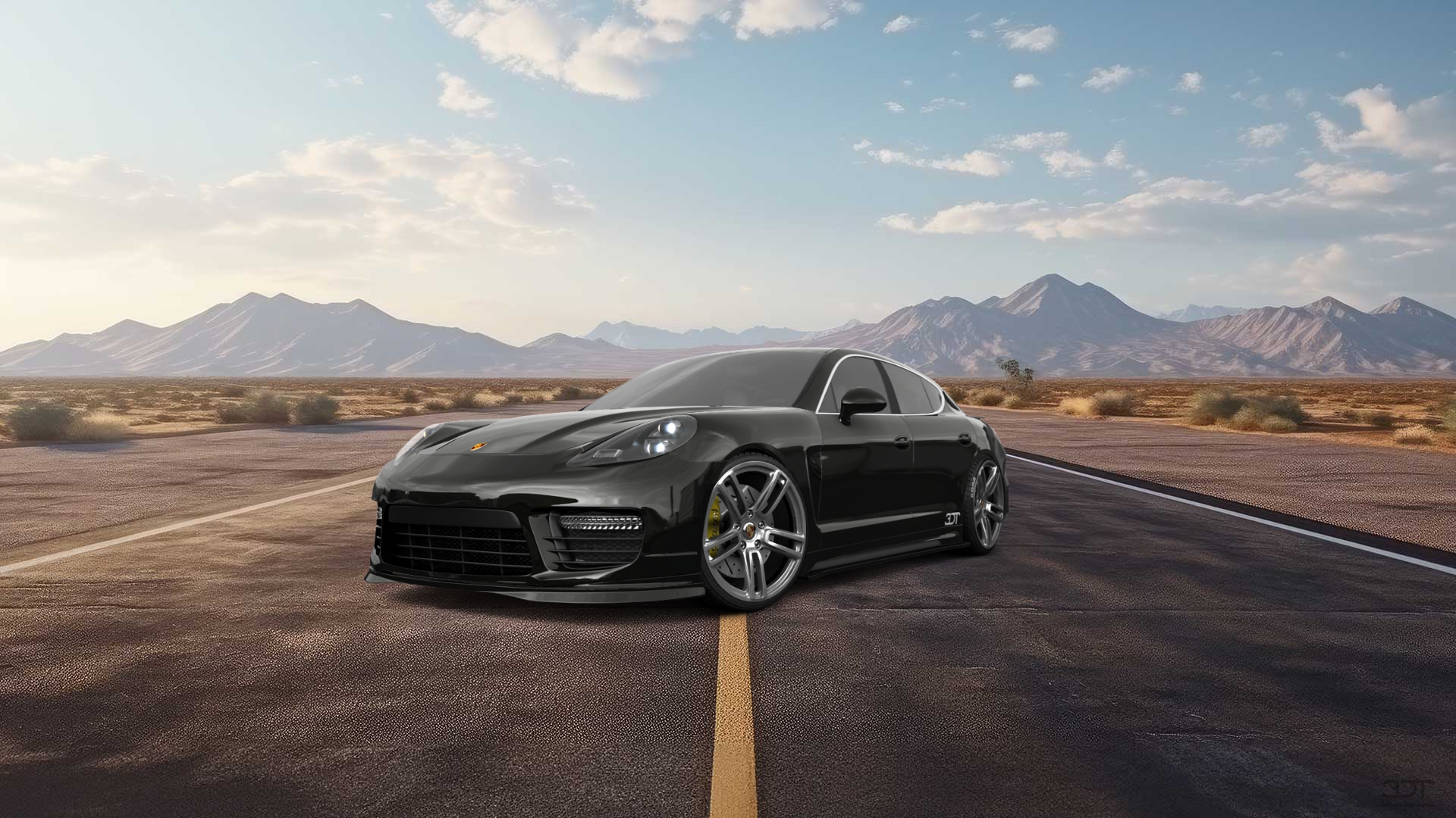Porsche Panamera 4 door fastback saloon 2011