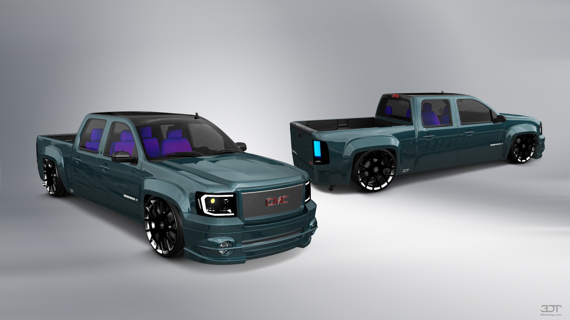 GMC Sierra 1500 Crew Cab 5.8 ft box 4 Door pickup truck 2007 tuning