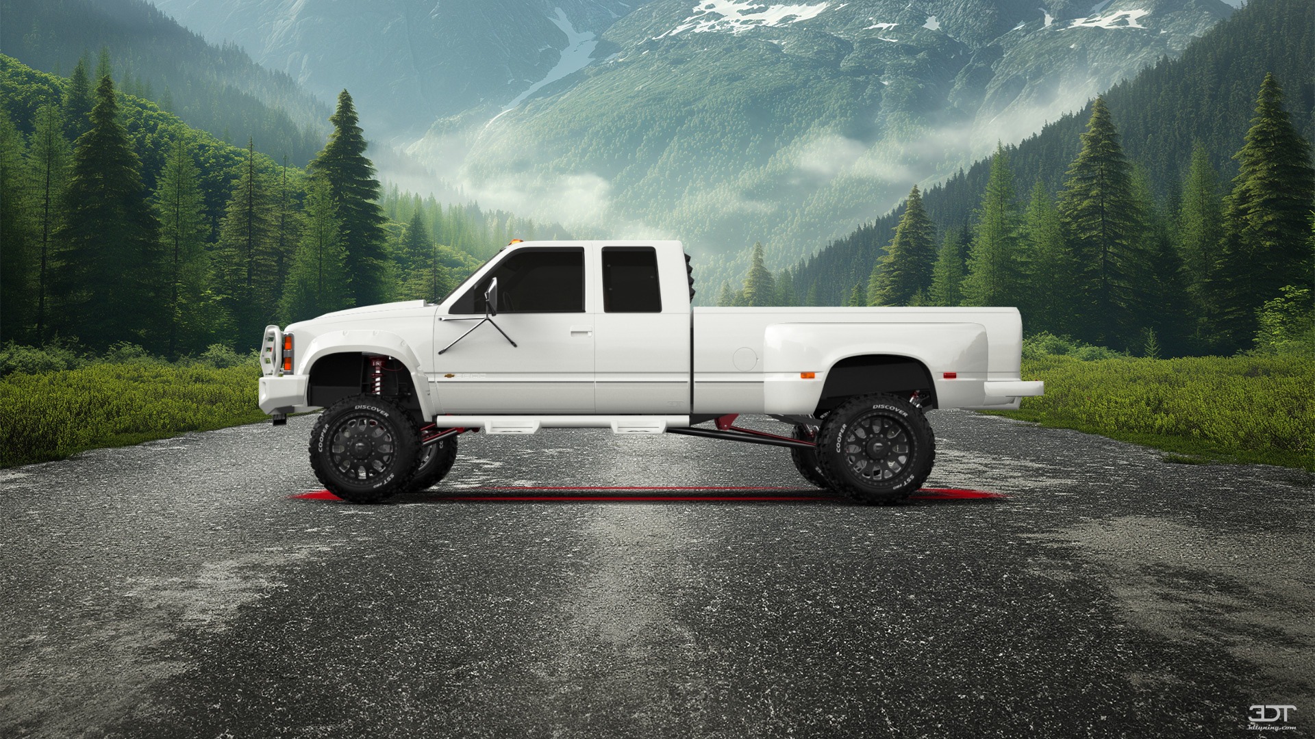 Chevrolet K3500 Extended Cab Pickup Truck 1988