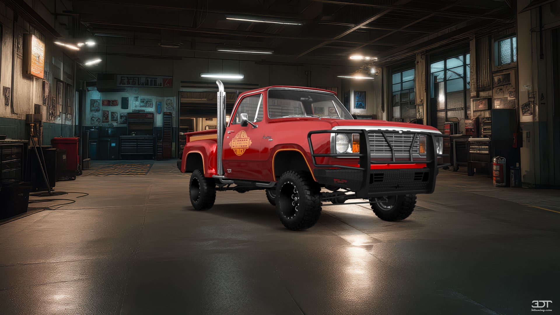Dodge Lil Red Express 2 Door pickup truck 1978 tuning