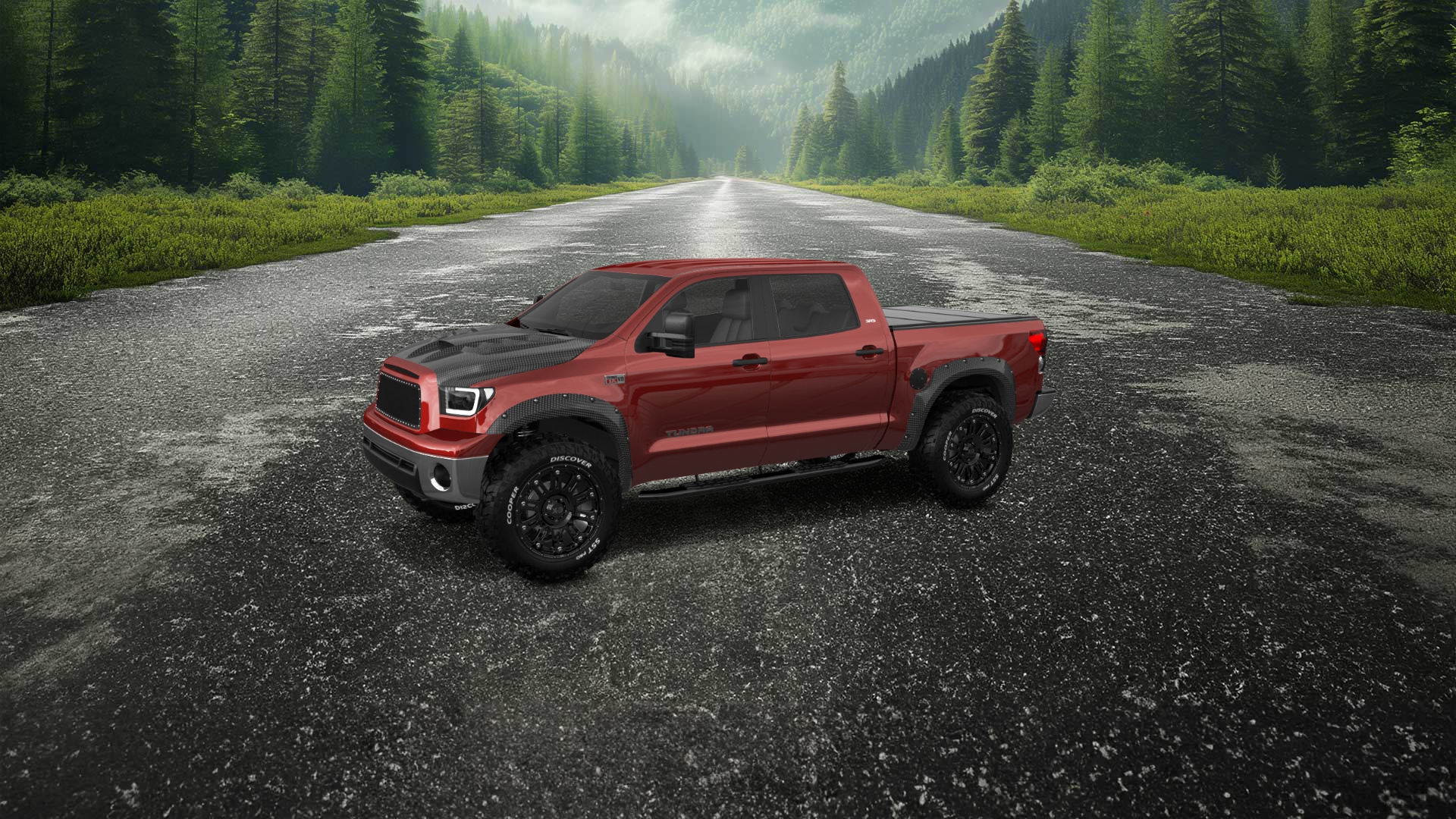 Toyota Tundra 5.5 ft box 4 Door pickup truck 2007 tuning