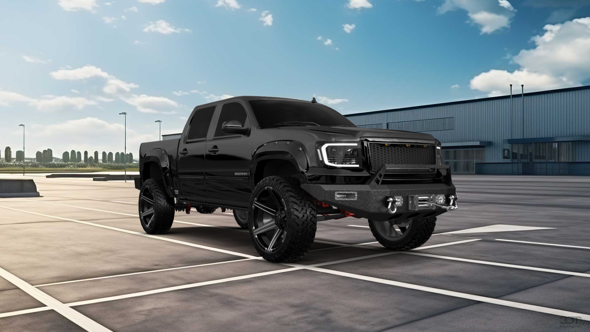 GMC Sierra 1500 Crew Cab 5.8 ft box 4 Door pickup truck 2007