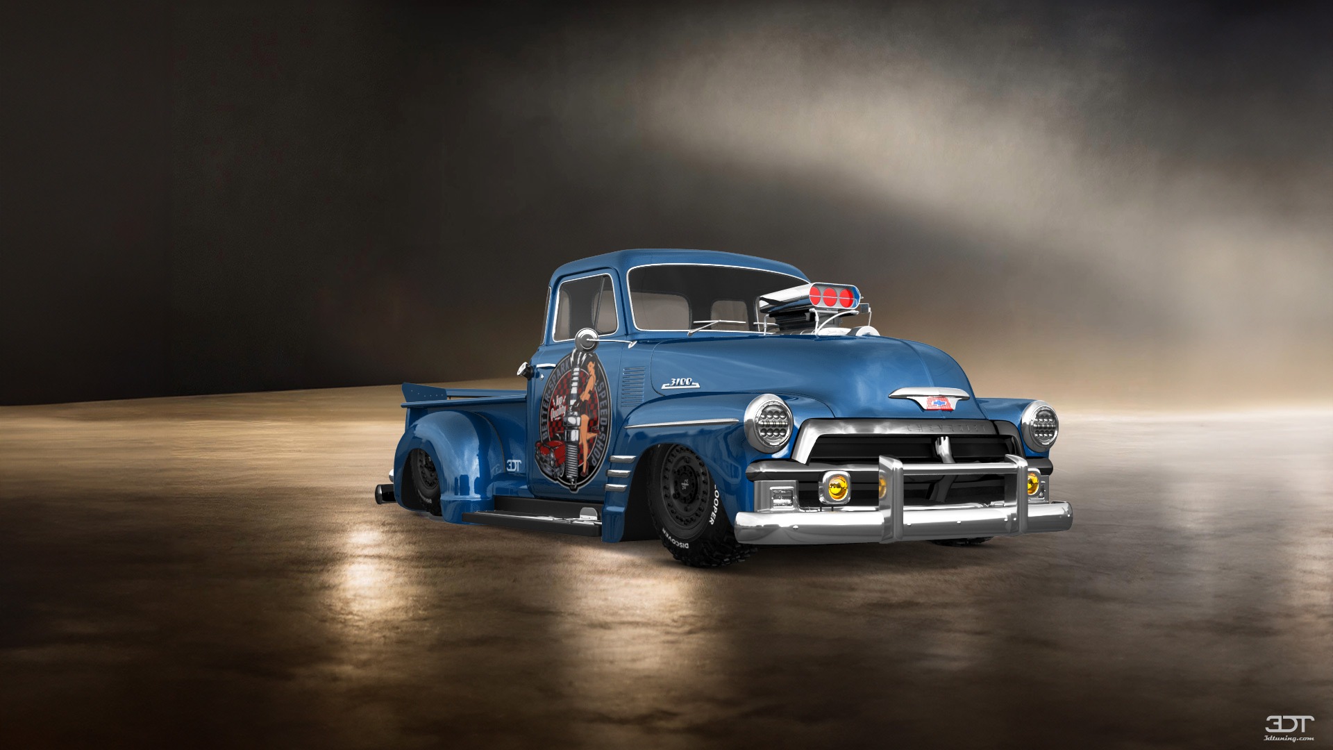 Chevrolet 3100 2 Door pickup truck 1954 tuning