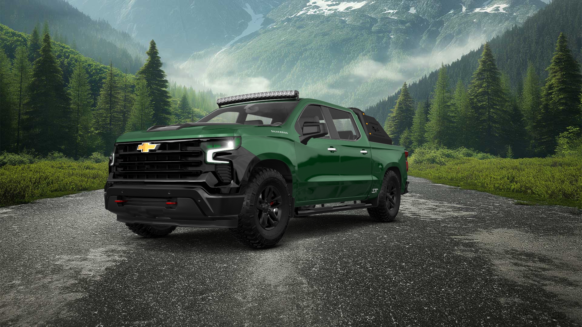 Chevrolet Silverado 1500 Crew Cab 5.8 ft box 4 Door pickup truck 2023 tuning