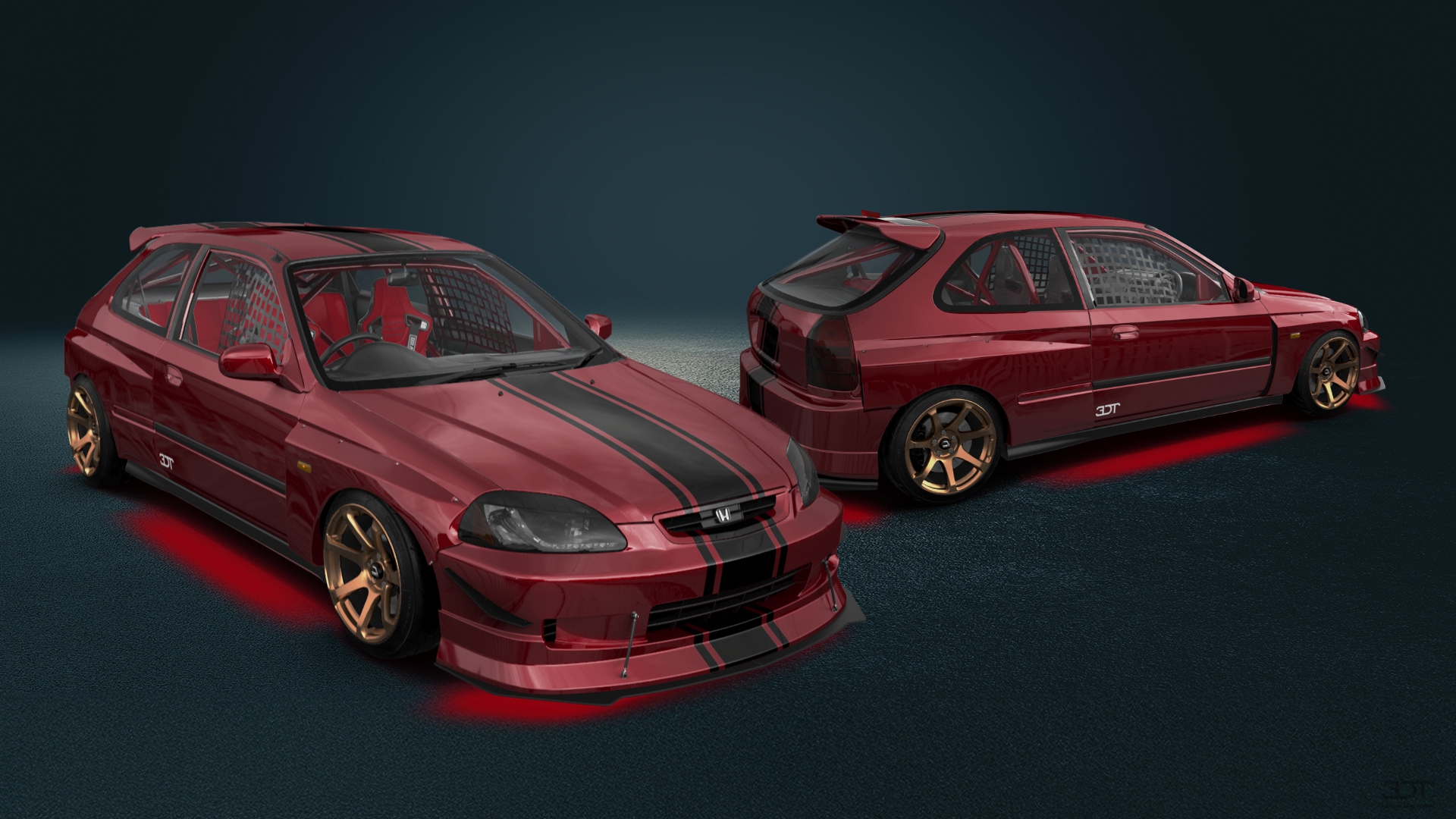 Honda Civic 3 Door Hatchback 1997 tuning