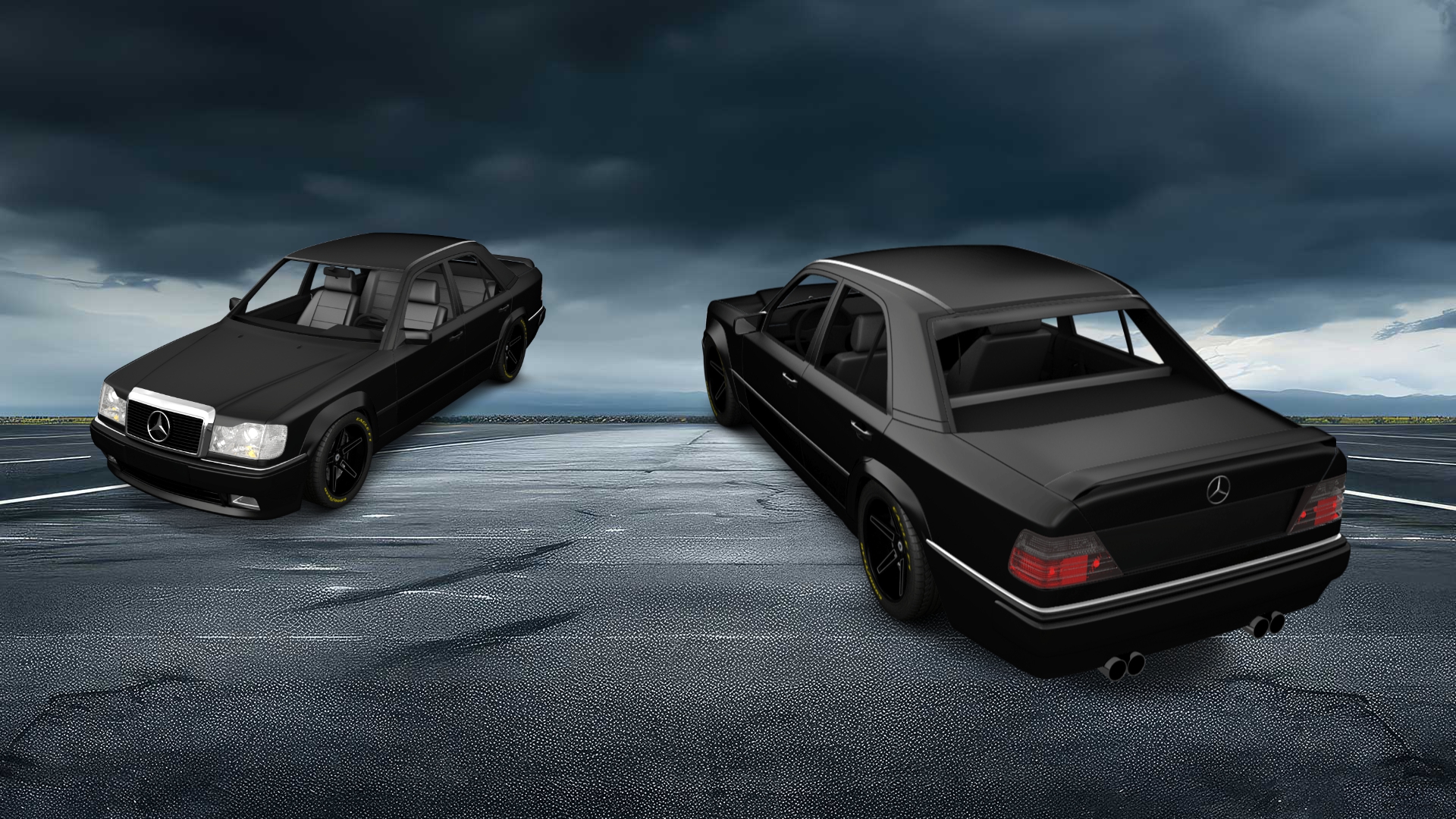 Mercedes E-Class Sedan 1984 tuning