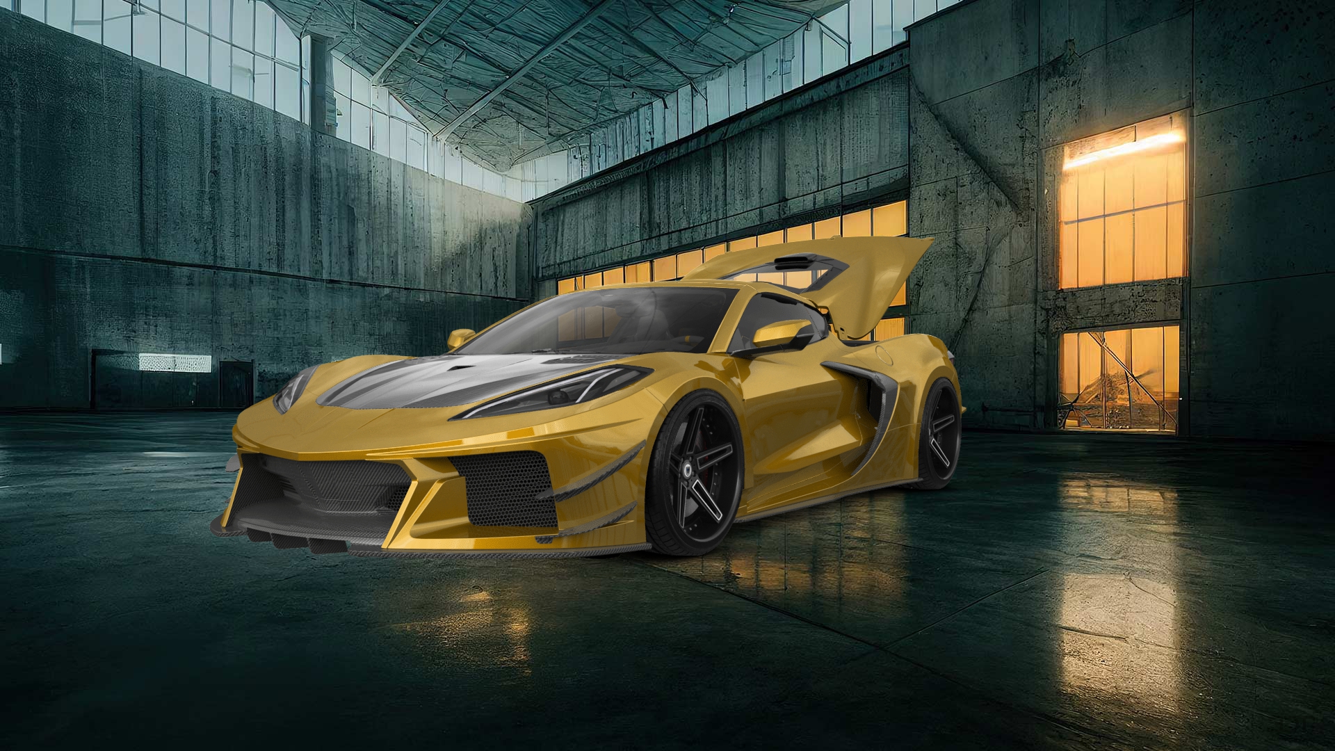 Chevrolet Corvette 2 door targa top 2020 Images