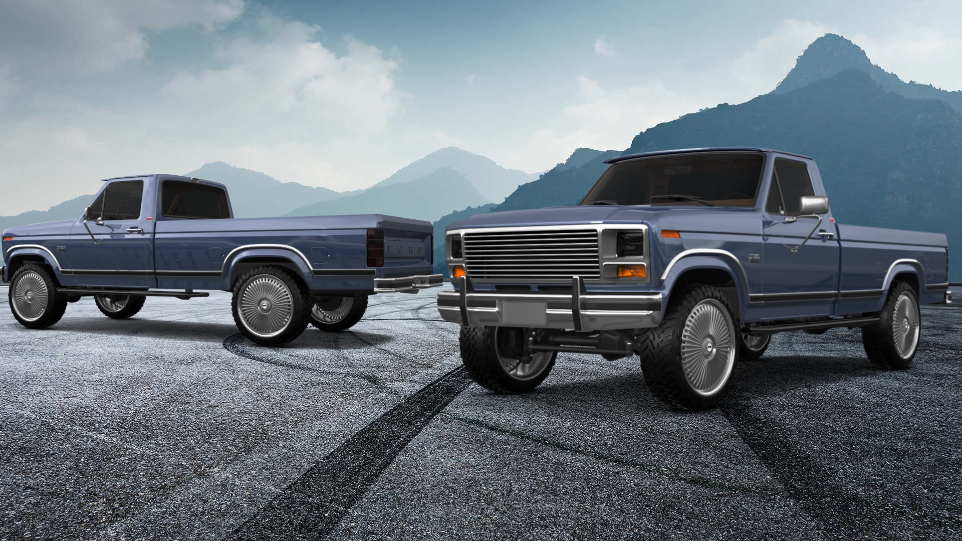 Ford F-150 2 Door pickup truck 1986