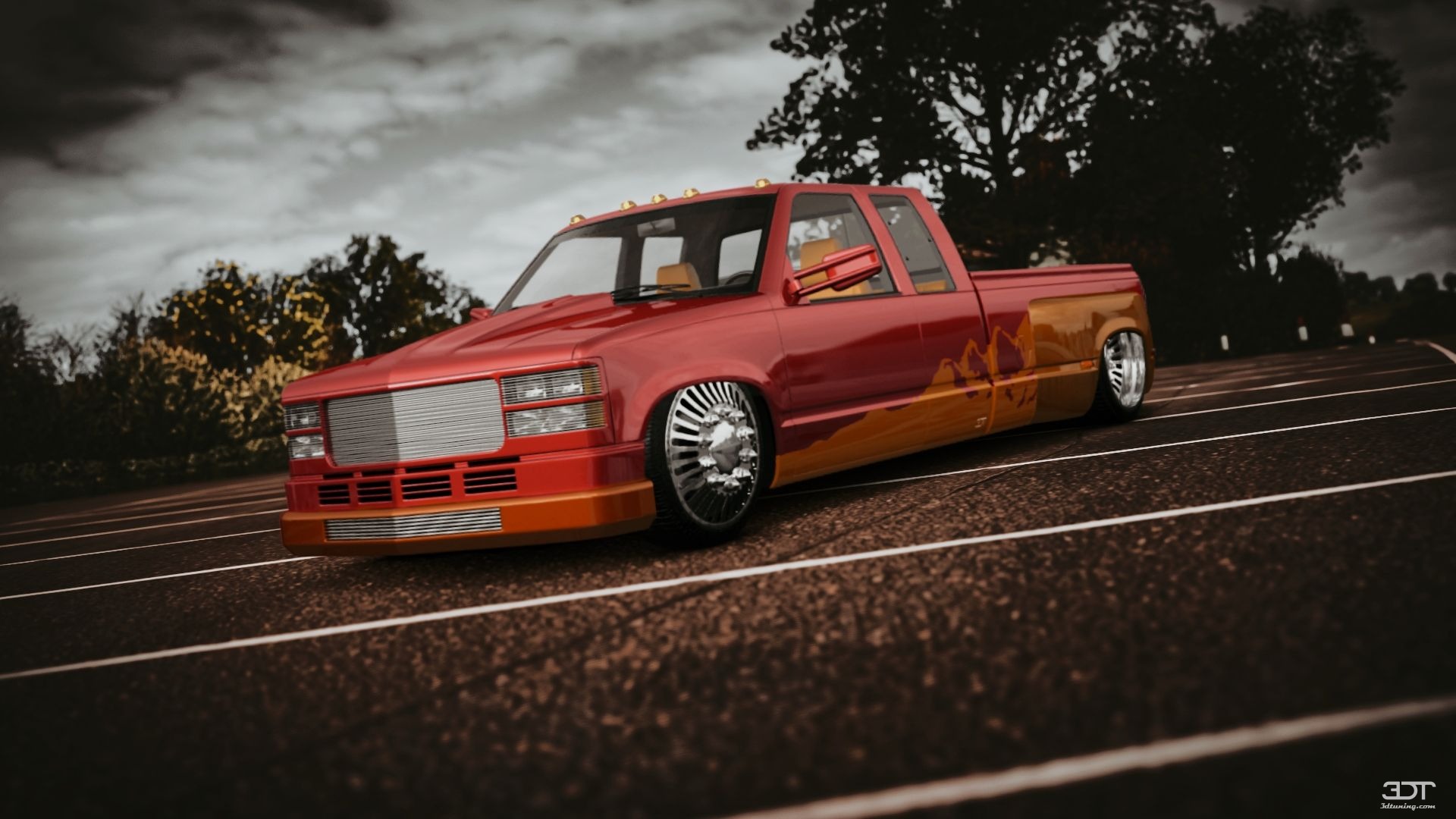 Chevrolet K3500 Extended Cab Pickup Truck 1988