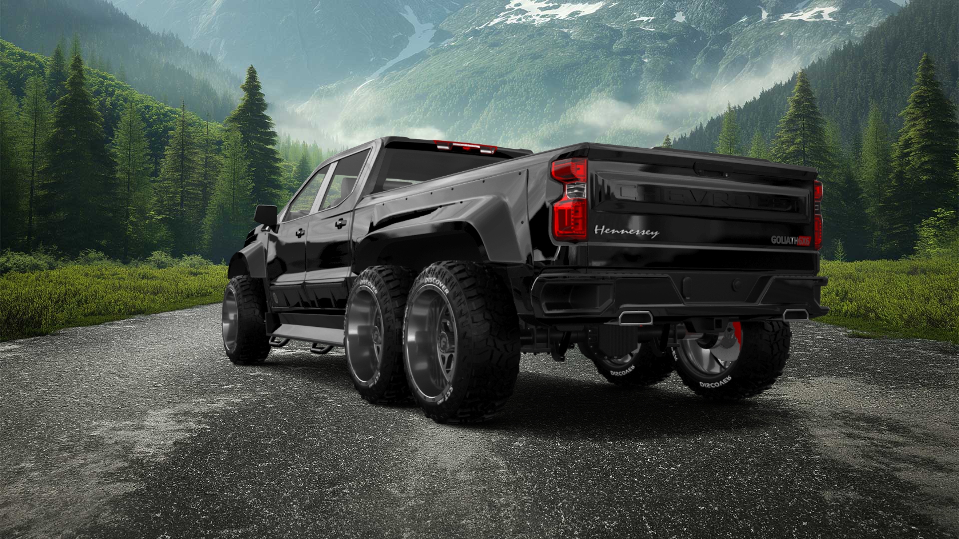 Chevrolet Silverado Hennessey Goliath 6X6 Truck 2020 Images