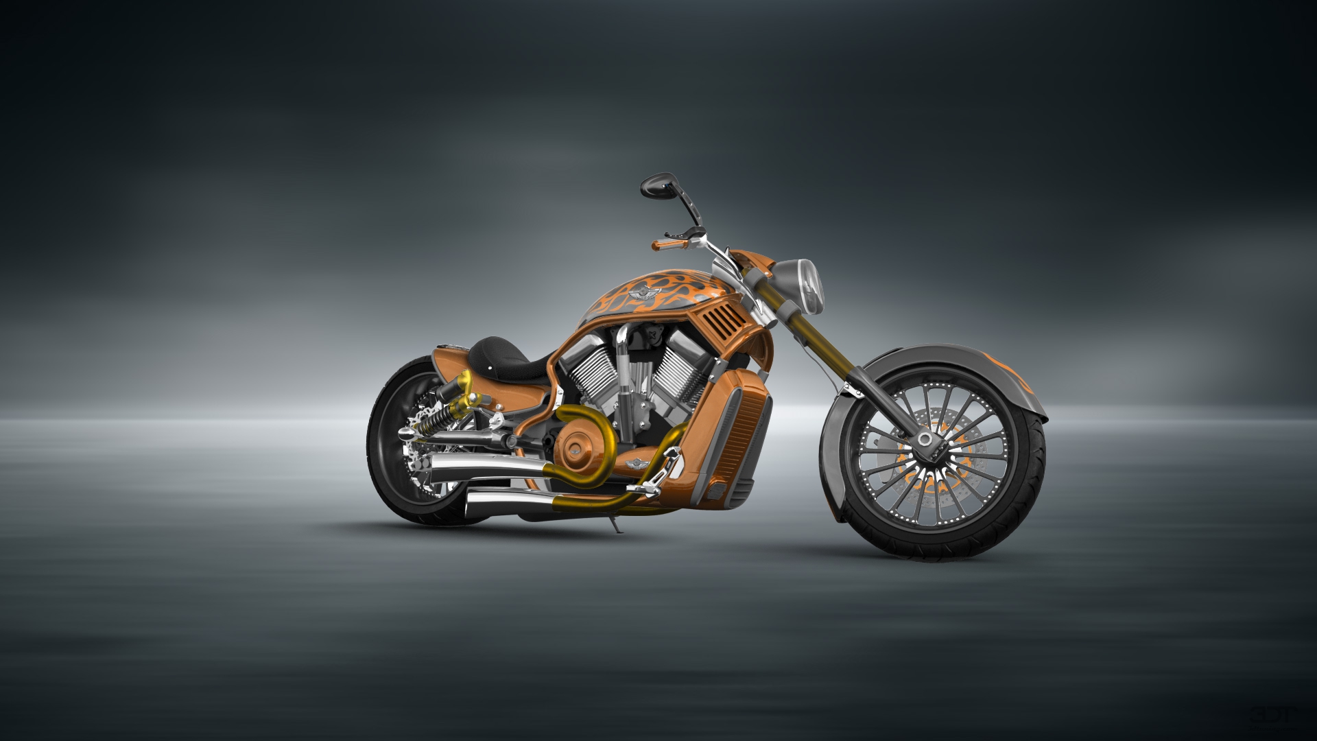 Harley-Davidson Custom Chopper Cruiser 2011