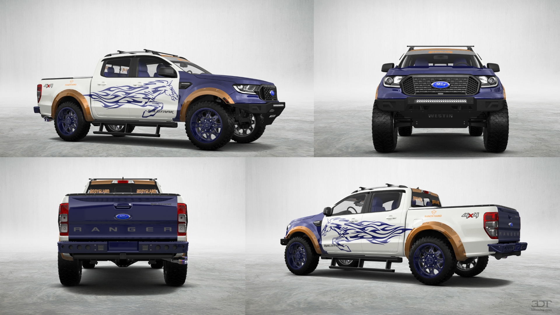 Ford Ranger 4 Door pickup truck 2019